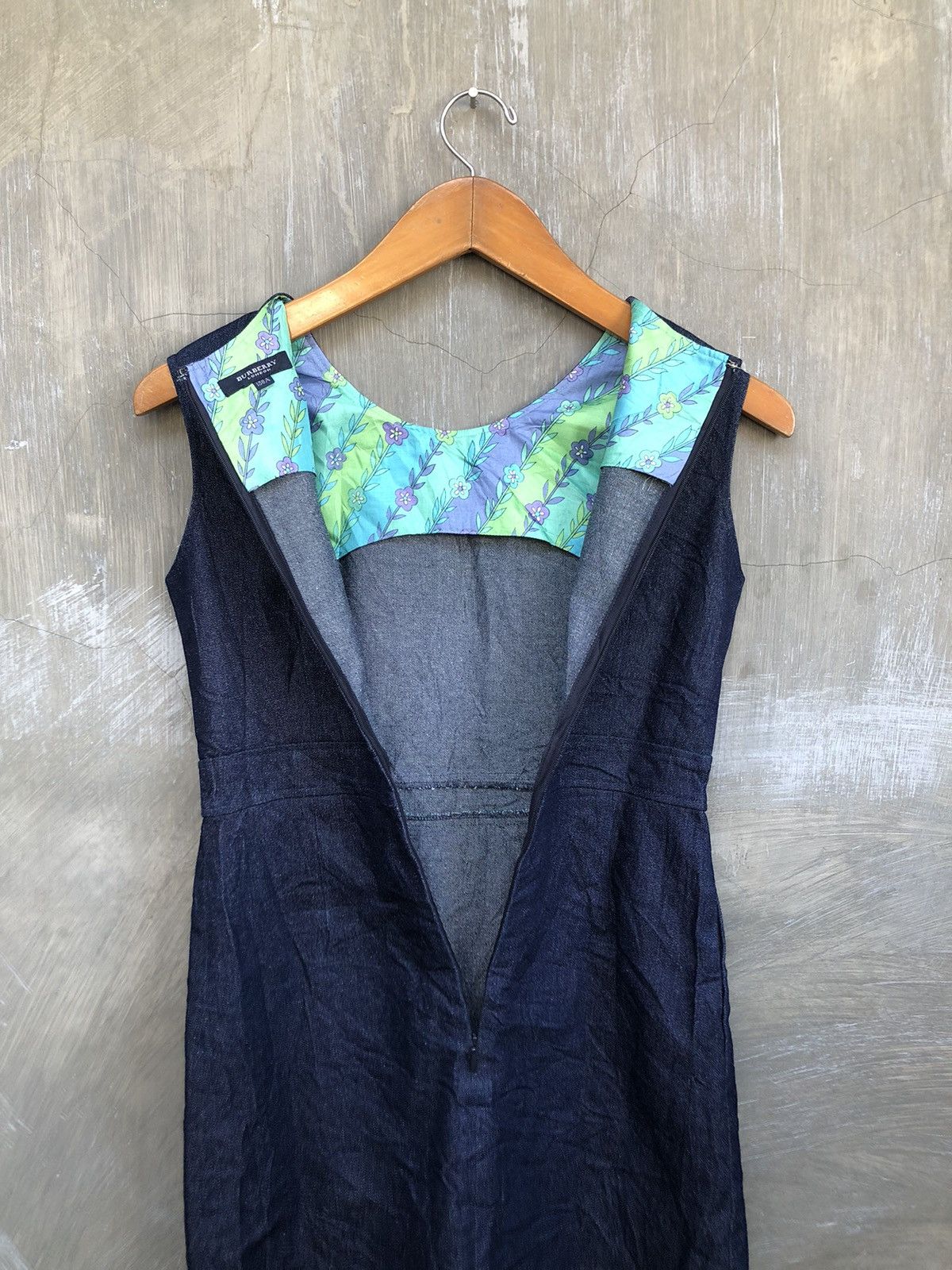 Burberry Burberry Denim Midi Dress Size S / US 4 / IT 40 - 8 Thumbnail