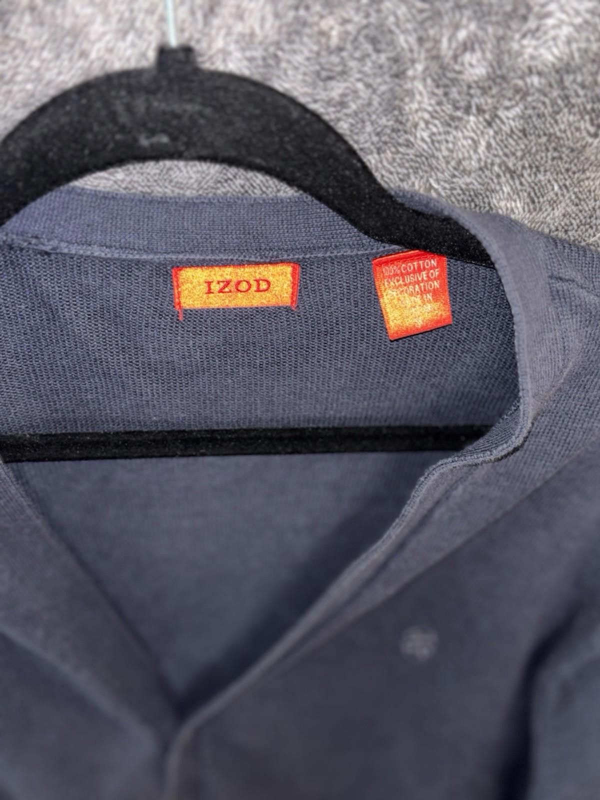 Izod Vintage IZOD Navy Button Cardigan Sweater 100% Cotton Logo M Size US M / EU 48-50 / 2 - 3 Thumbnail