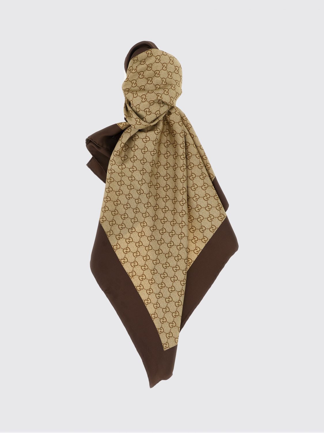 Gucci Gucci Neck Scarf Woman Beige Size ONE SIZE - 1 Thumbnail