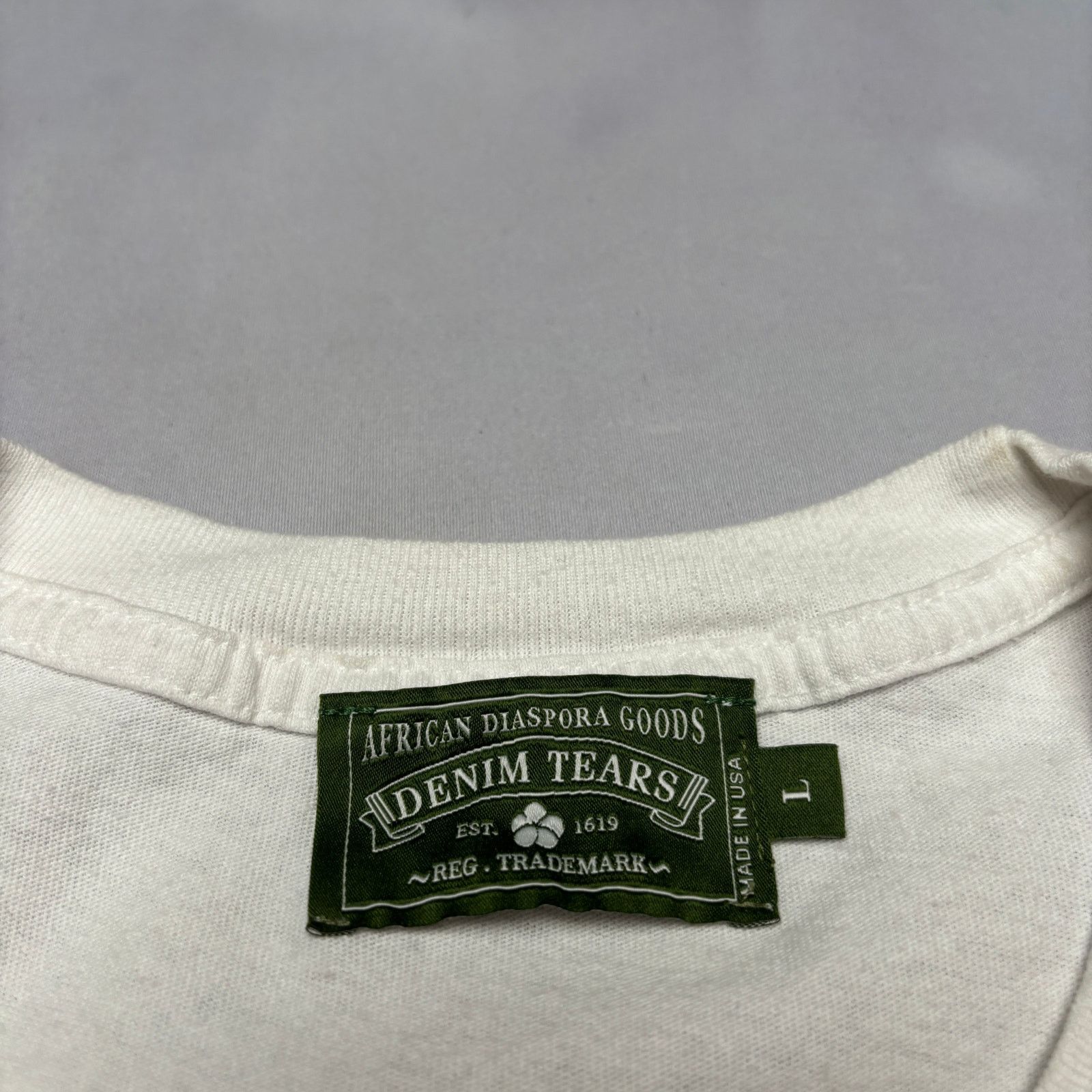 DENIM TEARS Denim Tears 1619 FW24 Beware Of The White Lion Shirt Men's L Size US L / EU 52-54 / 3 - 4 Thumbnail