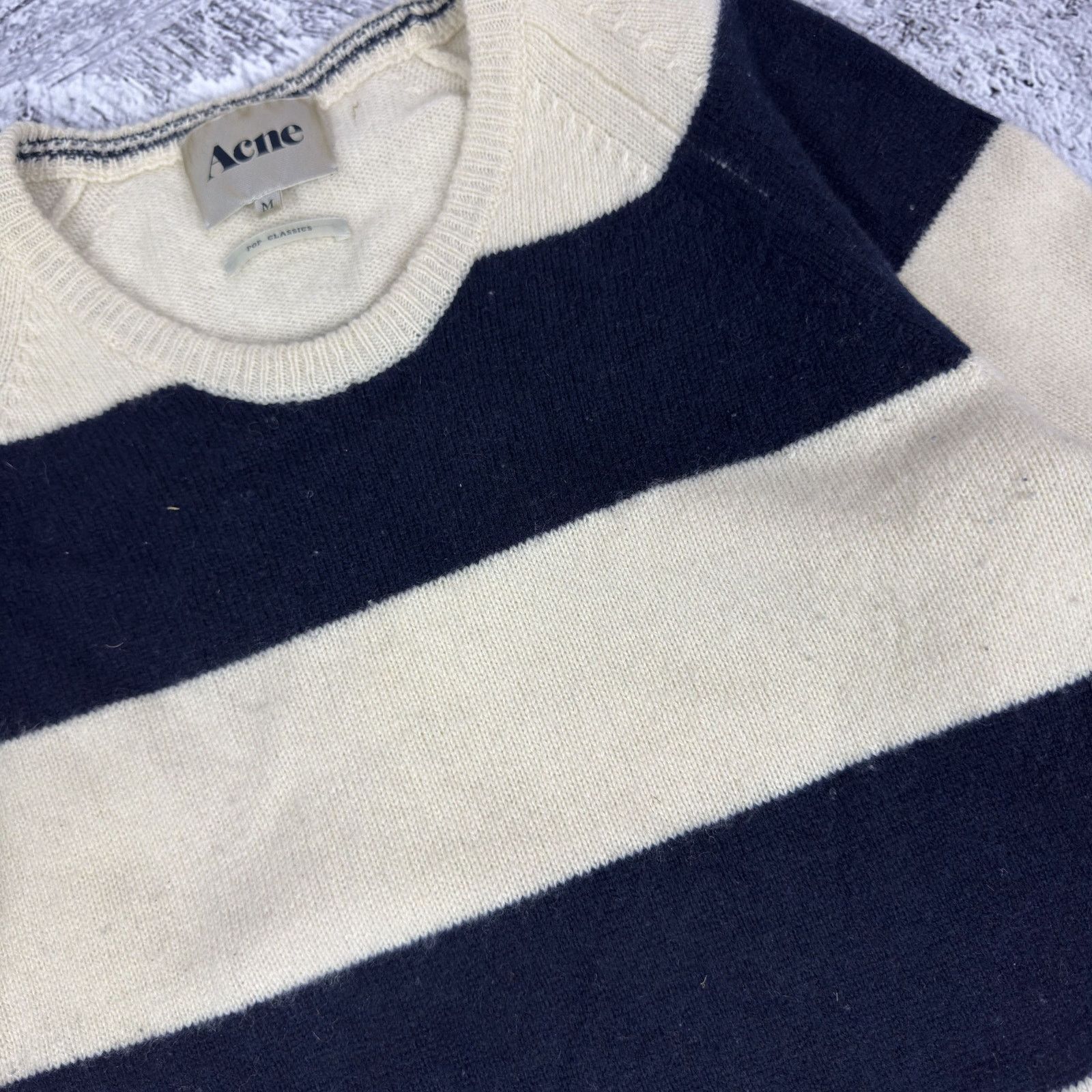 Acne Studios Acne Pop Classic Womens Wool Knit Pullover Sweater M Size M / US 6-8 / IT 42-44 - 4 Thumbnail
