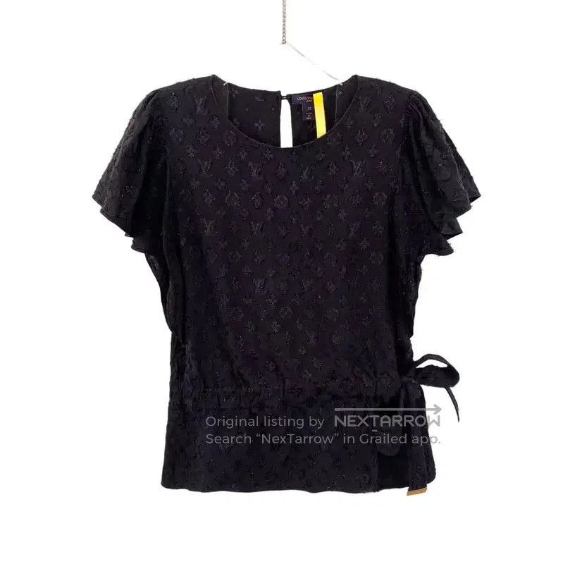 Louis Vuitton Louis Vuitton Black Silk Women's T. Size XXS / US 00 / IT 34 - 1 Thumbnail