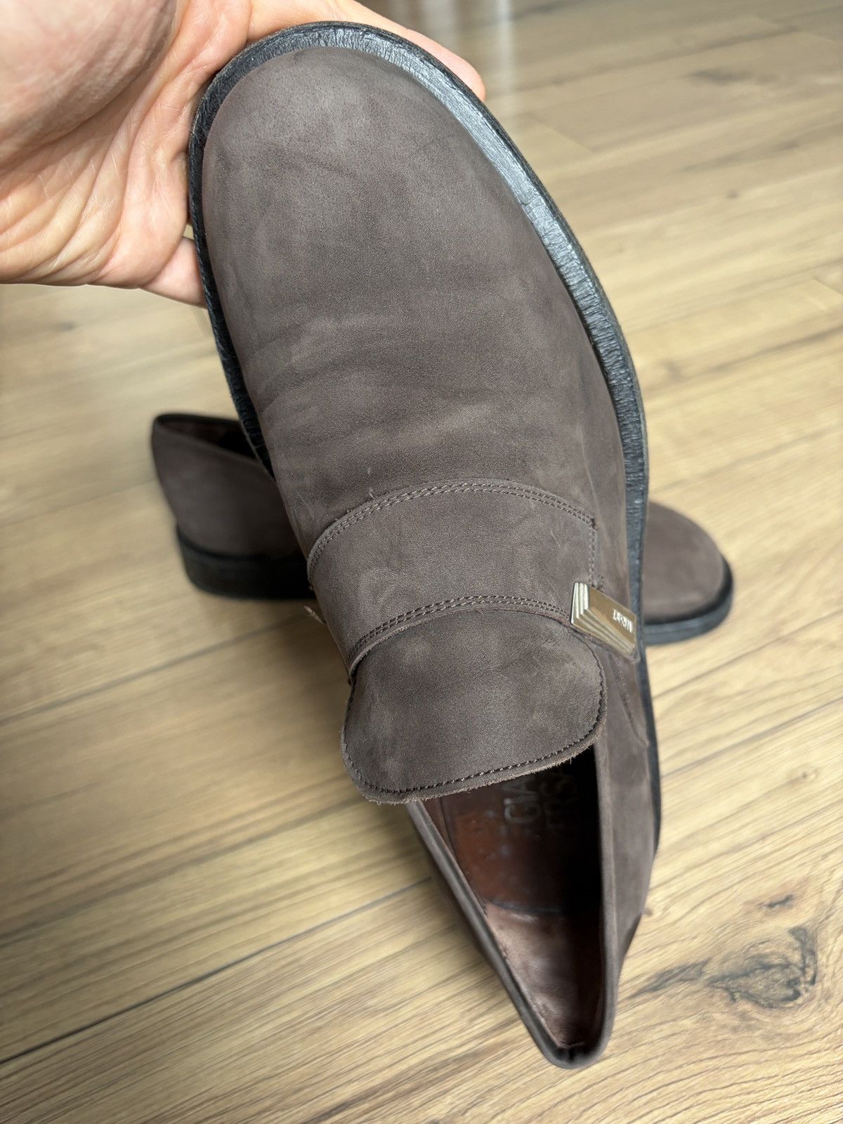 Versace Gianni Versace Vintage Nubuck Loafers Size US 6.5 / EU 39-40 - 11 Thumbnail