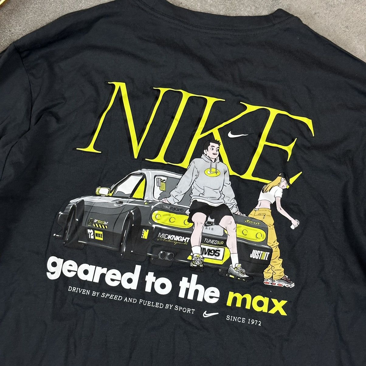 Nike Nike streetwear t-shirt XL grey swoosh car Size US XL / EU 56 / 4 - 2 Thumbnail