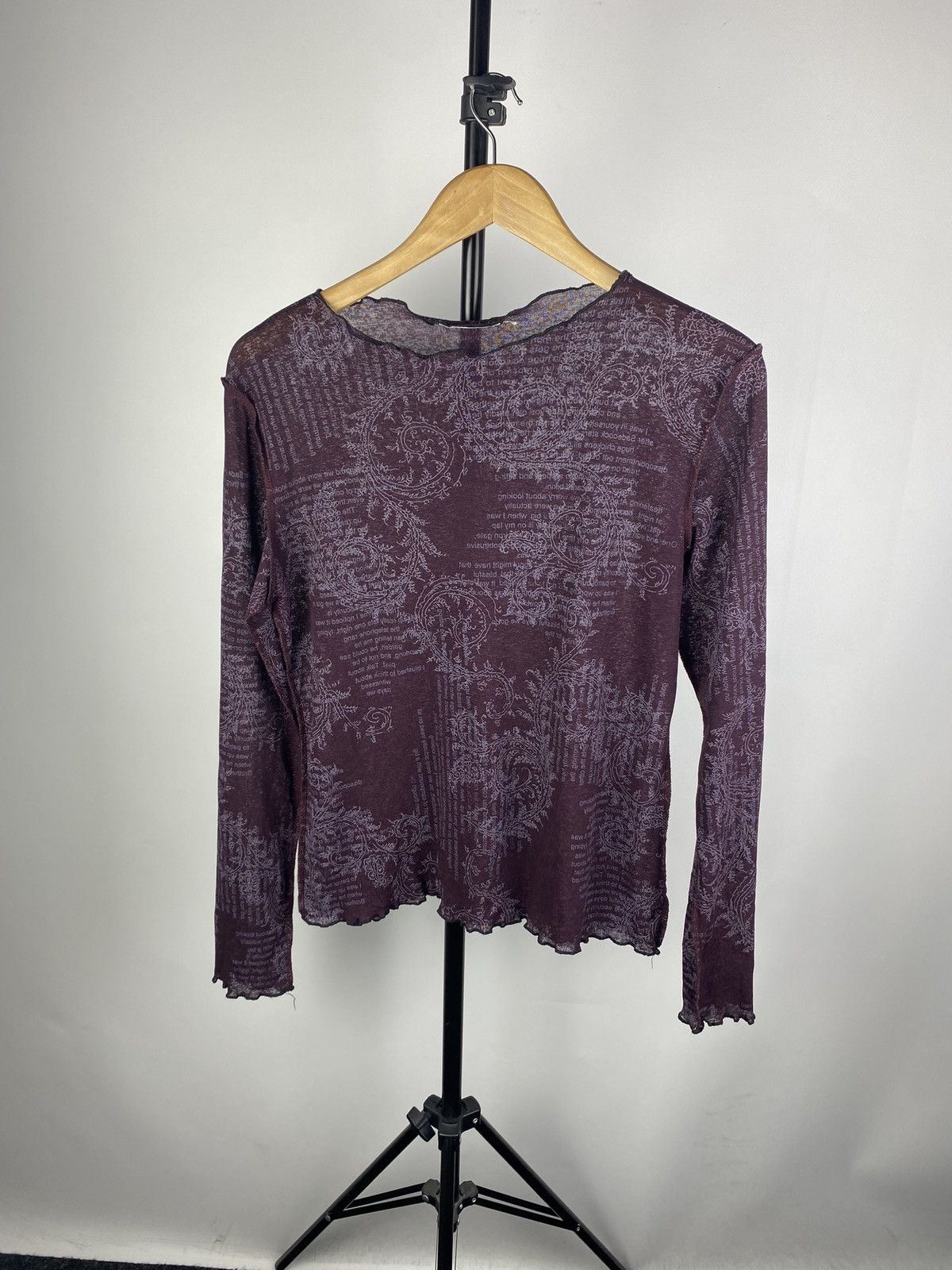 Japanese Brand × Vintage 🔥Gothic Emo Punk Jpg Style Avant Garde Blouse Medium Y2k Size M / US 6-8 / IT 42-44 - 2 Thumbnail