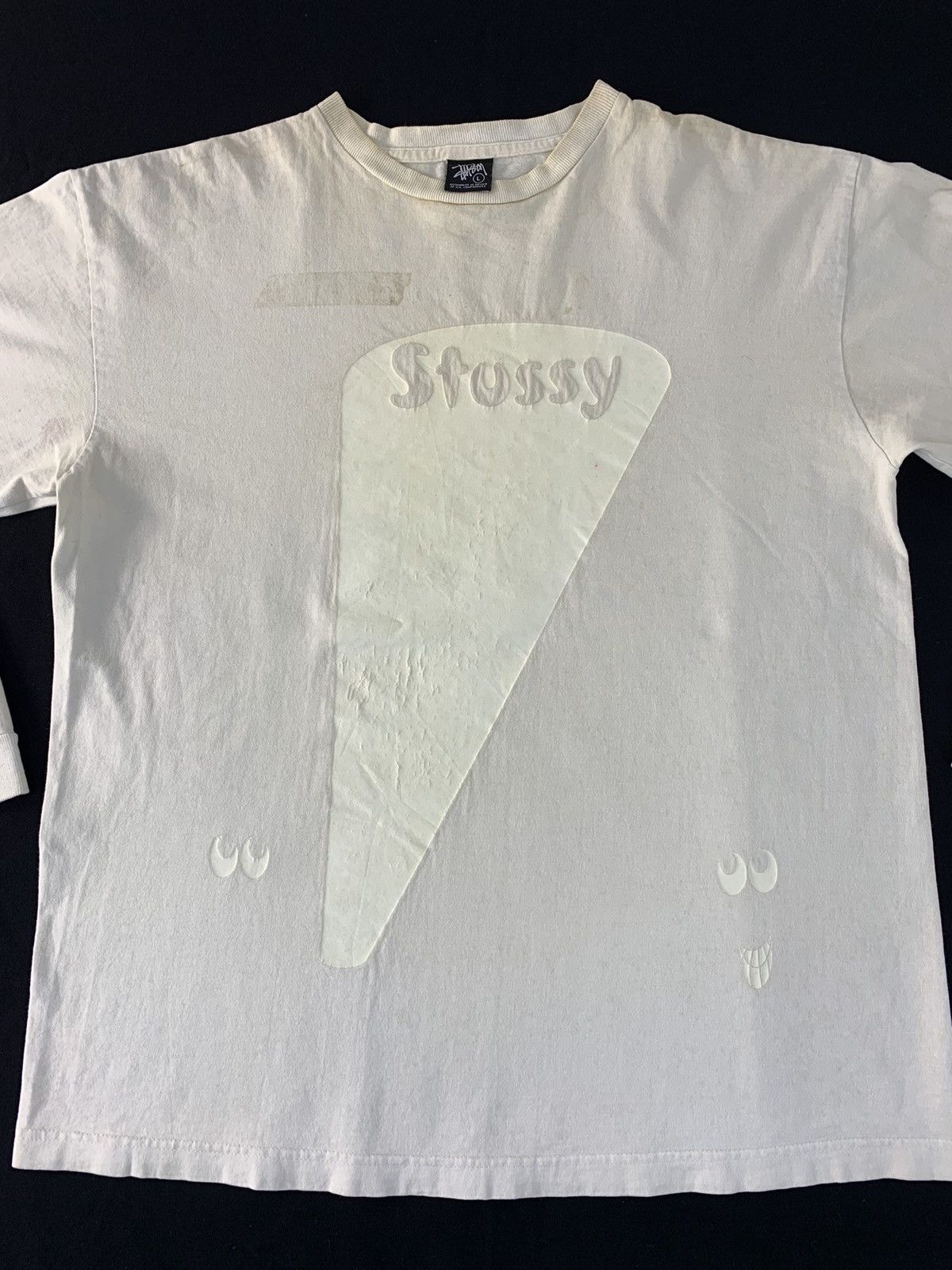 Stussy Hype Stussy Big Graphic Screen Logo Longsleeve Tee Size US XL / EU 56 / 4 - 2 Thumbnail