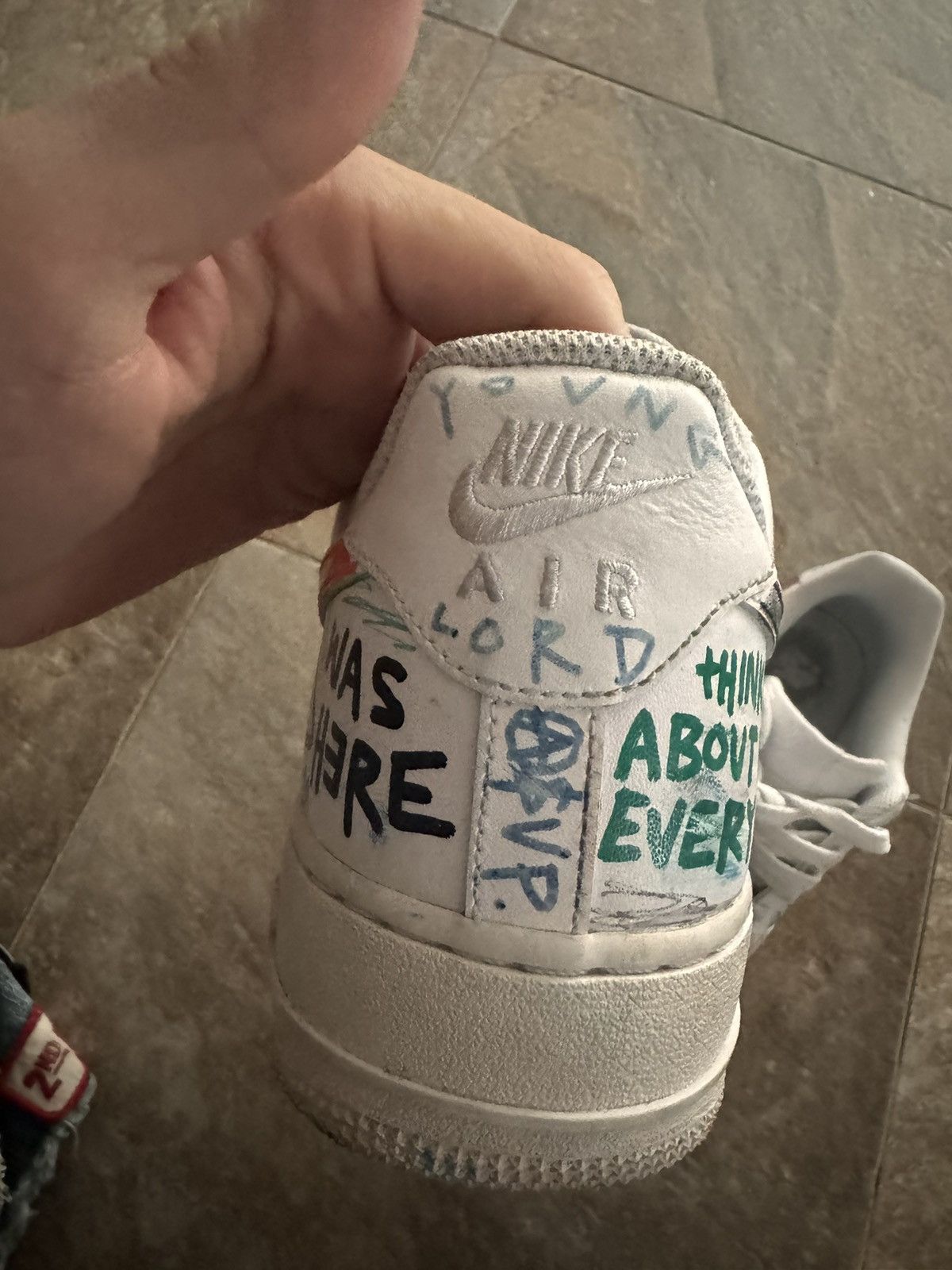 Nike × Vlone Himumimdead Pauly Vlone Af1 Size US 9.5 / EU 42-43 - 6 Thumbnail