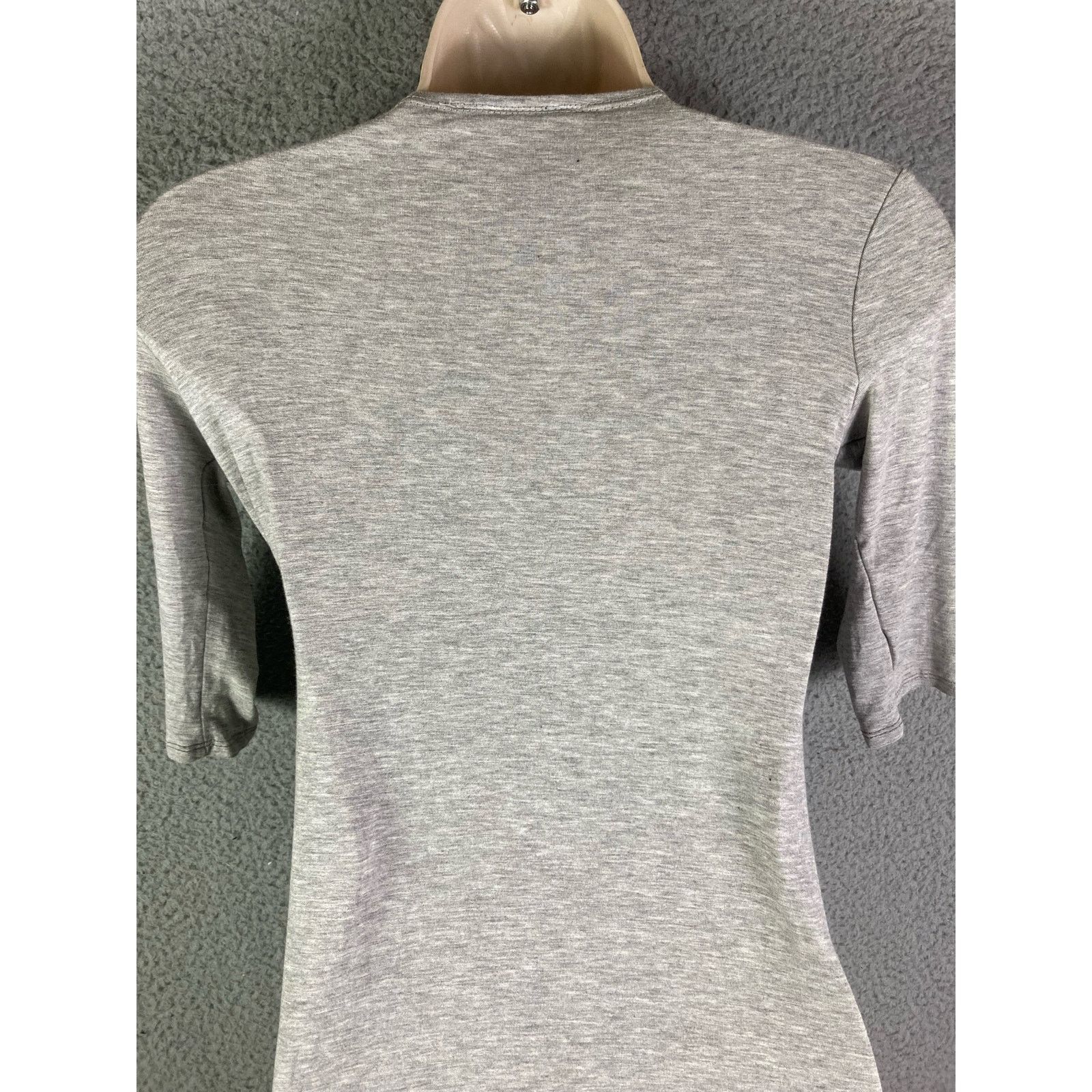 Other Midi Wrap Dress Womens Rayon Spandex New Gray Grey Medium Size M / US 6-8 / IT 42-44 - 9 Thumbnail