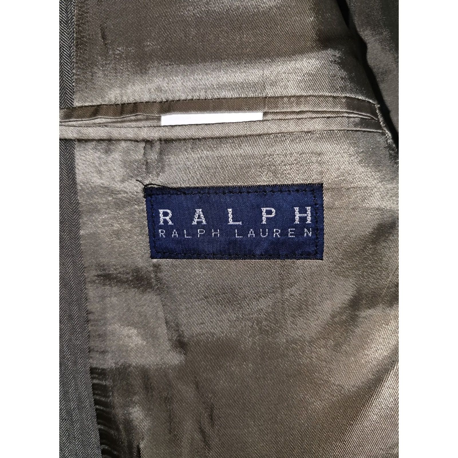 Ralph Lauren Ralph by Ralph Lauren Signature Blazer - Cashmere & Wool Blend Coat - Mens Size 42R - Beige - 2 Button Sport Coat - Regular Fit Size 42R - 7 Thumbnail