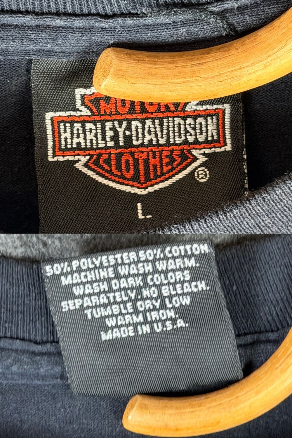 Harley Davidson 1991 Harley 3D Emblem “Hard Times Don’t Last” XL Size US XL / EU 56 / 4 - 3 Thumbnail