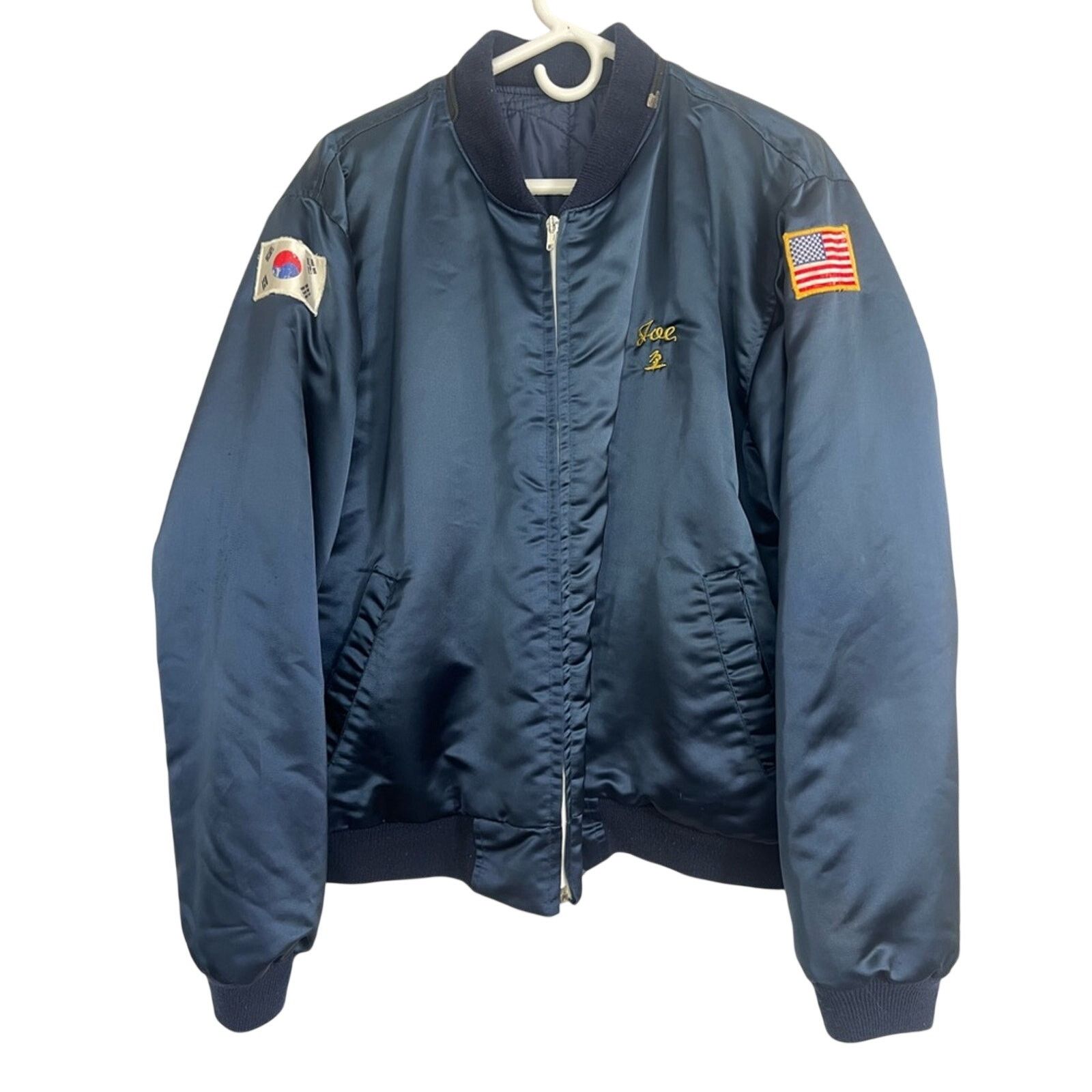 Vintage Vintage US Military Korea Souvenir Jacket Sukajan Bomber Size US XL / EU 56 / 4 - 2 Thumbnail