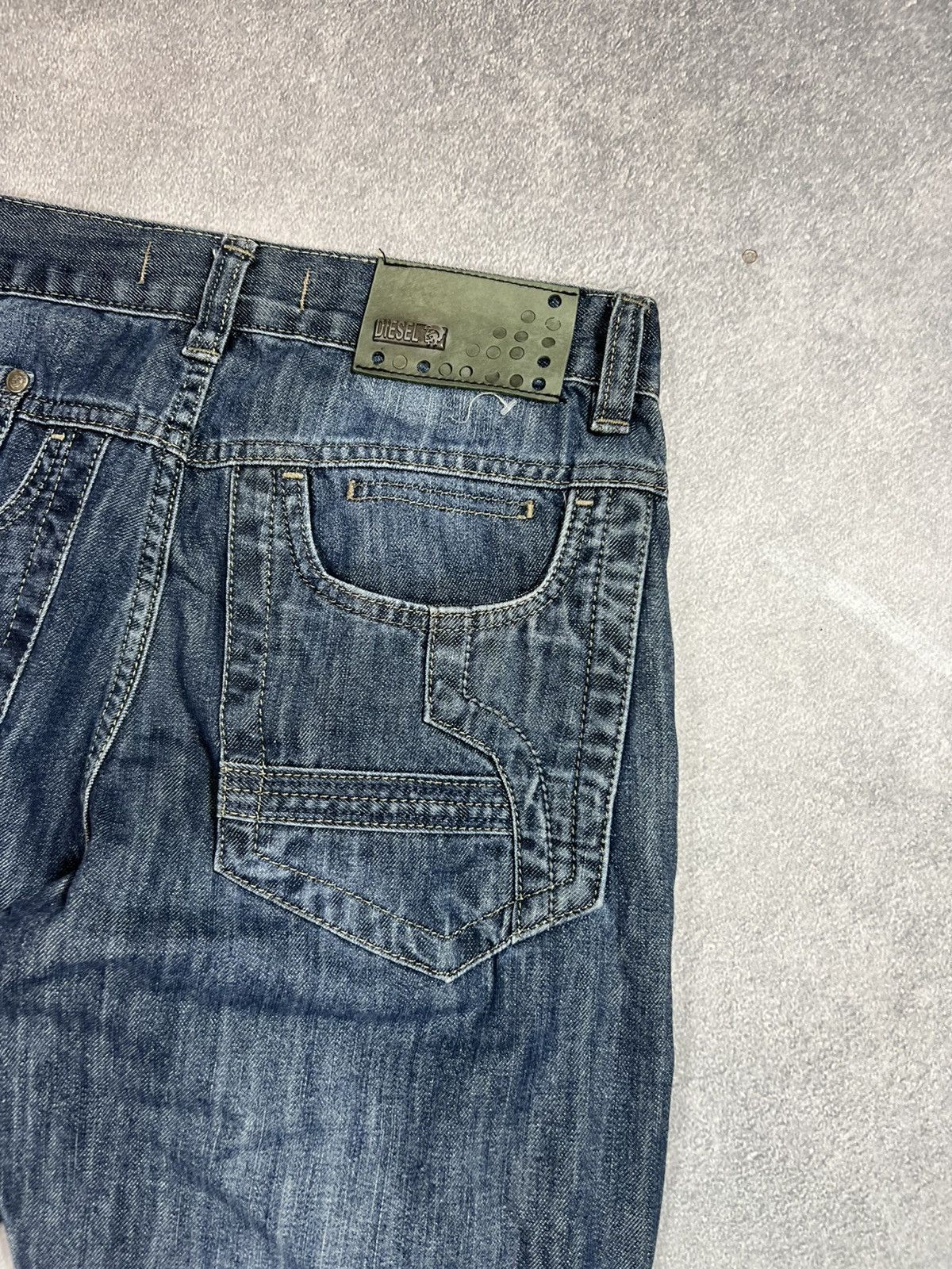Diesel 🔥VTG HYPE RICK OWENS JUNYA WATANABE STYLE DISTRESSED JEANS Size US 31 - 6 Thumbnail
