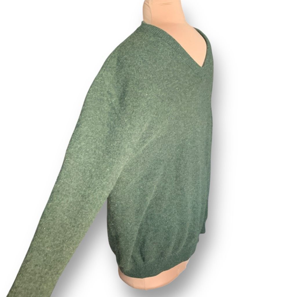 Vintage Vintage Cambridge Classics Green Wool Blend Pullover Knit Vn Size US XXL / EU 58 / 5 - 2 Thumbnail