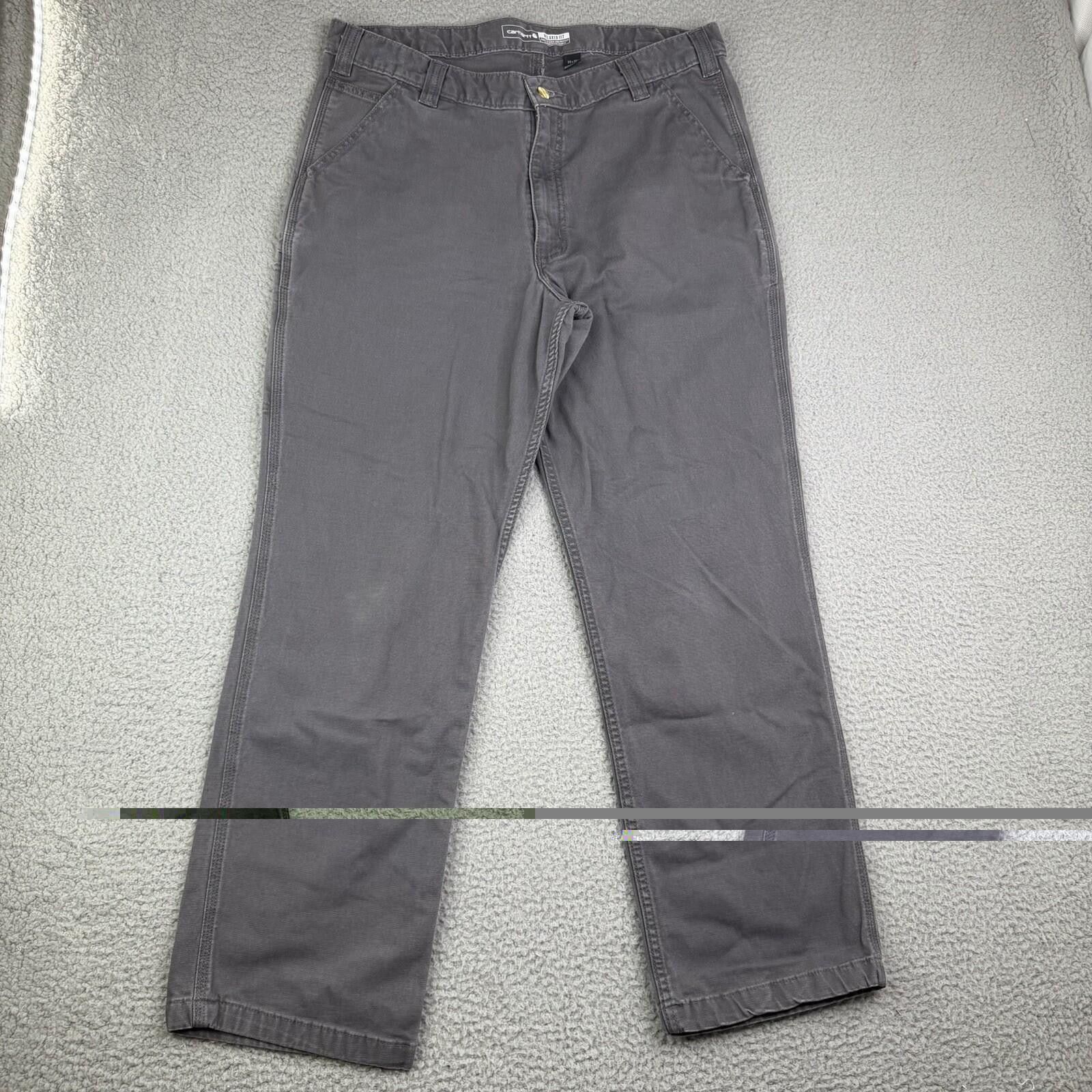 Carhartt Carhartt Gray Rugged Flex Relaxed Pant 38x32 (Fits 36x30) Size US 36 / EU 52 - 7 Thumbnail