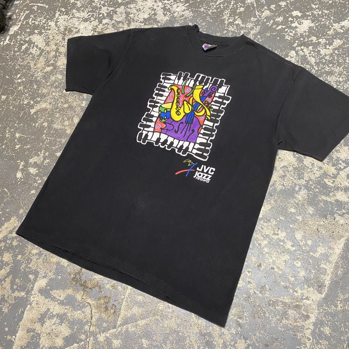 Band Tees × Vintage Vintage JCV Jazz Festival Art Music Tshirt 1993 Size US L / EU 52-54 / 3 - 2 Thumbnail