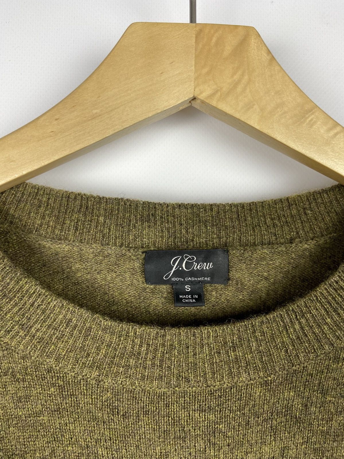 J.Crew J. Crew Pure Cashmere Sweater Size S Dark Green Luxury Brand Size S / US 4 / IT 40 - 4 Thumbnail