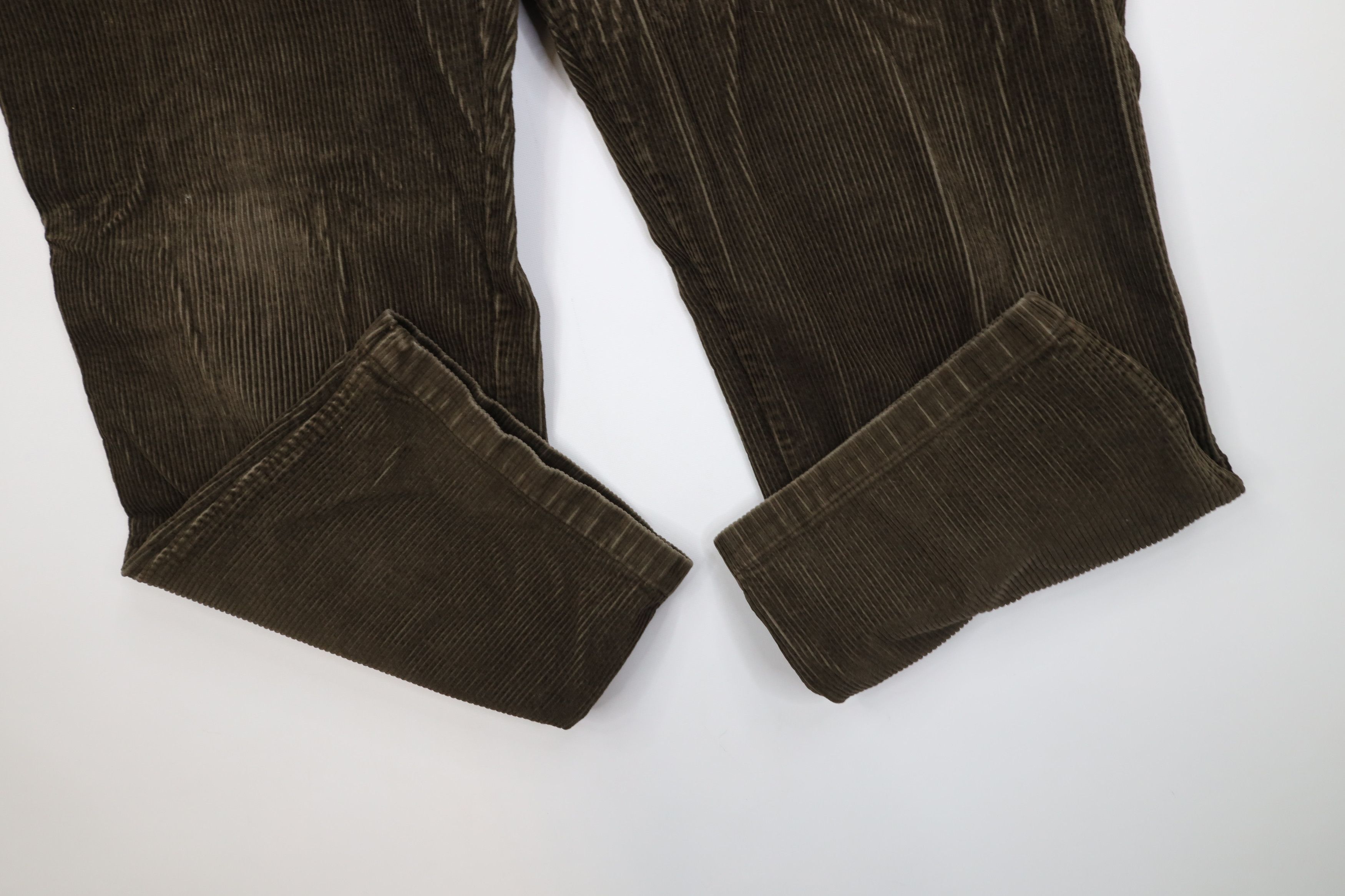 Woolrich Woolen Mills Vintage 90s Y2K Woolrich Heavy Wide Leg Corduroy Chino Pants Size US 42 / EU 58 - 7 Thumbnail