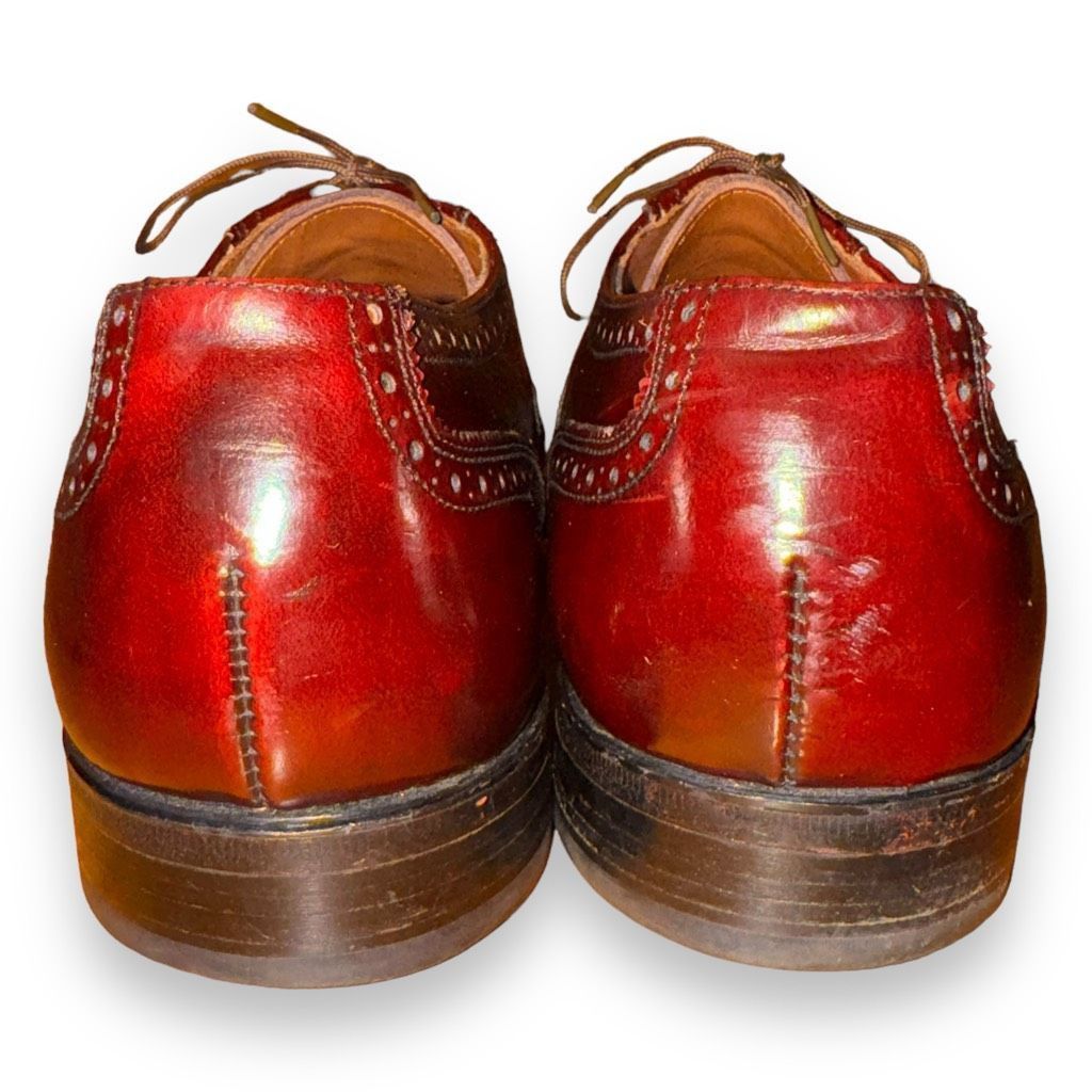 Hanover Hanover Handmade in USA Wingtip Oxford Dress Shoes 9.5 Size US 9.5 / EU 42-43 - 4 Thumbnail