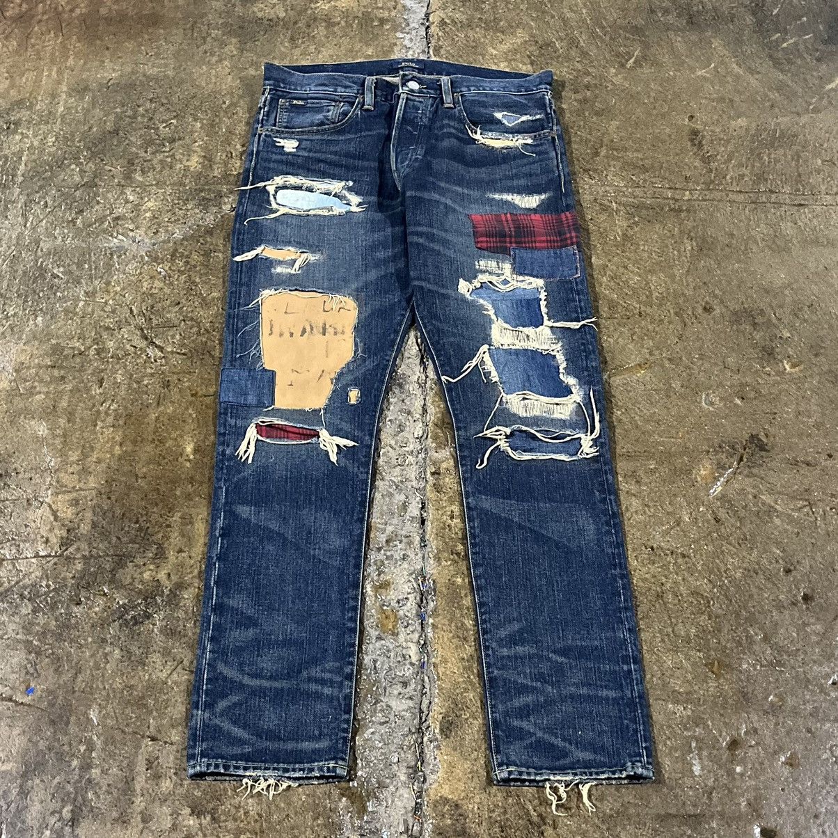 Polo Ralph Lauren × Vintage CRAZY POLO RALPH LAUREN DISTRESSED 