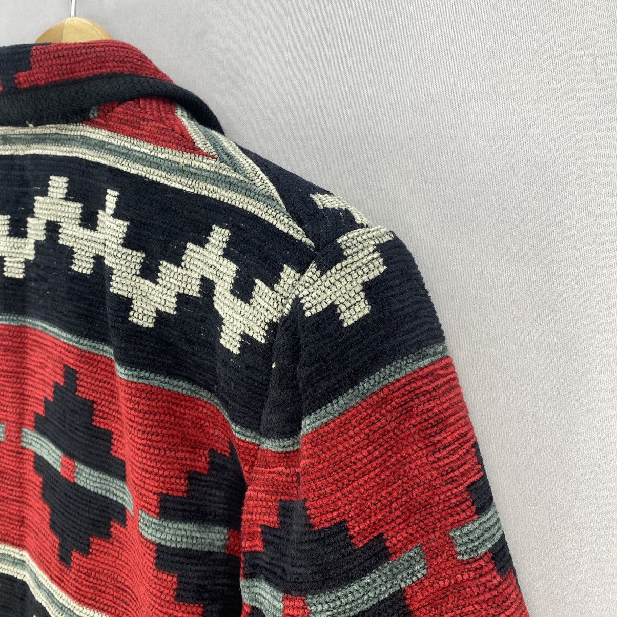 Aran Isles Knitwear Visuto Su Tribal Navajo Pattern Woven Jacket Size US L / EU 52-54 / 3 - 5 Thumbnail