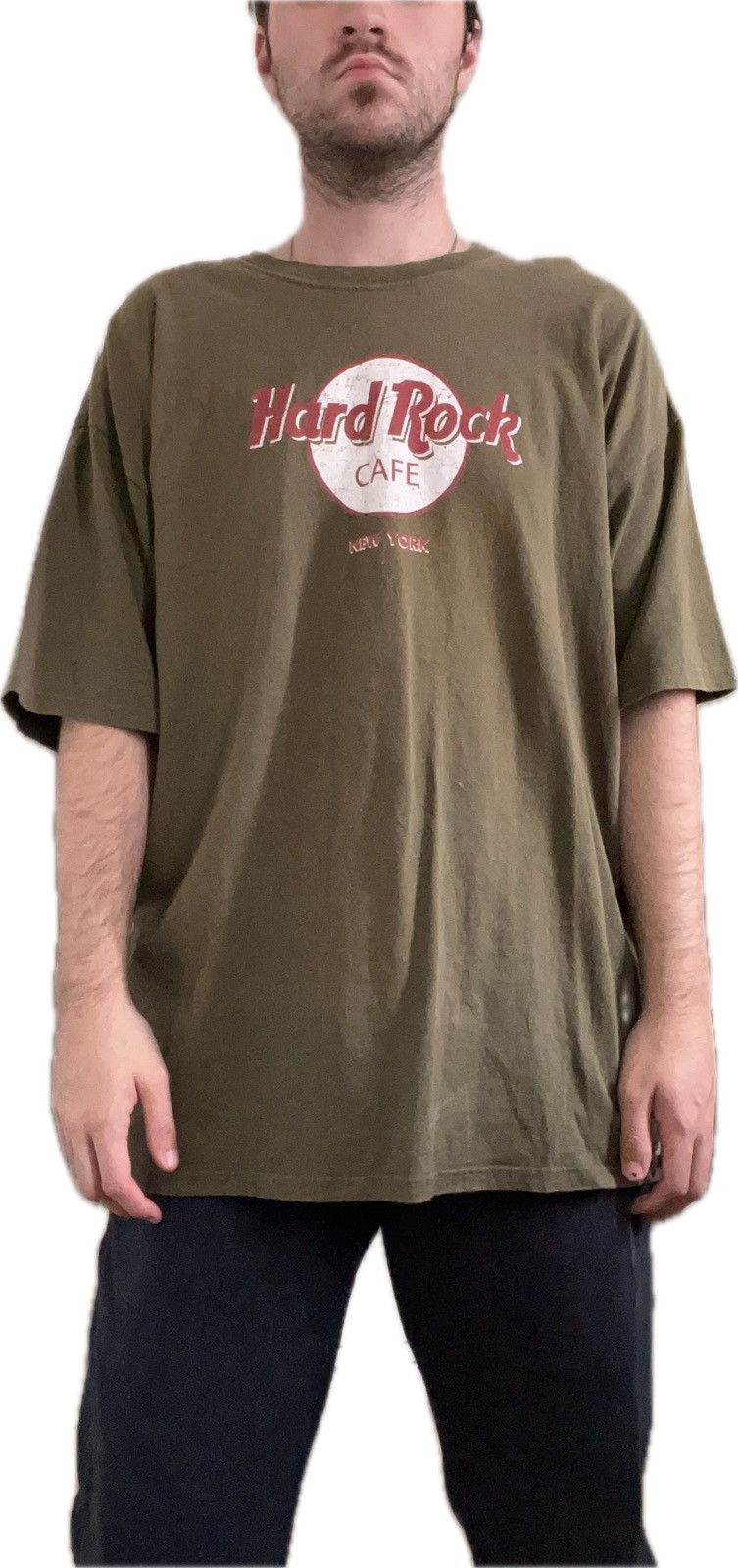 Hard Rock Cafe × Vintage Vintage Hard Rock Cafe New York Music is Life T Shirt Size US XXL / EU 58 / 5 - 6 Thumbnail