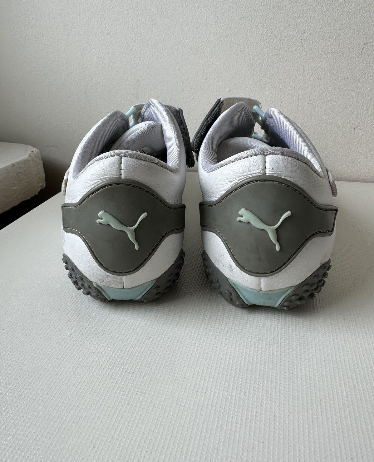 Puma Puma Mostro baby blue sample leather shoes velcro sneakers Size US 7.5 / IT 37.5 - 6 Thumbnail