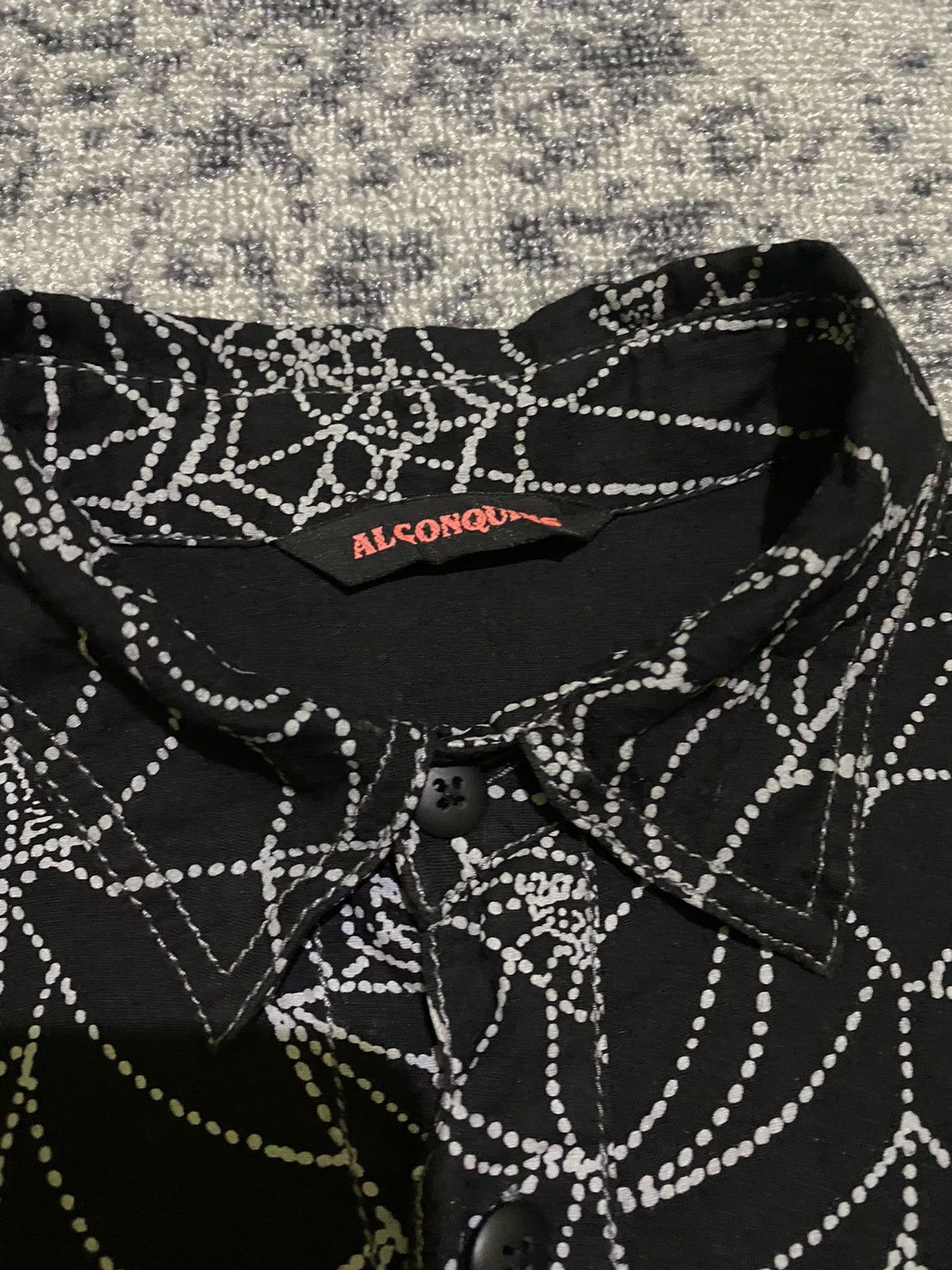 Hysteric Glamour × If Six Was Nine × Le Grande Bleu (L.G.B.) 2000s Algonquins skull spider webs shirt Size US M / EU 48-50 / 2 - 5 Thumbnail