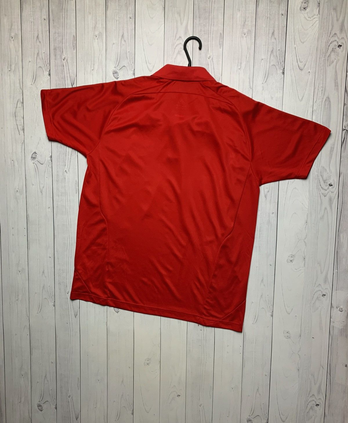 Adidas × Vintage Vintage red Liverpool adidas polo size L soccer Size US L / EU 52-54 / 3 - 7 Thumbnail