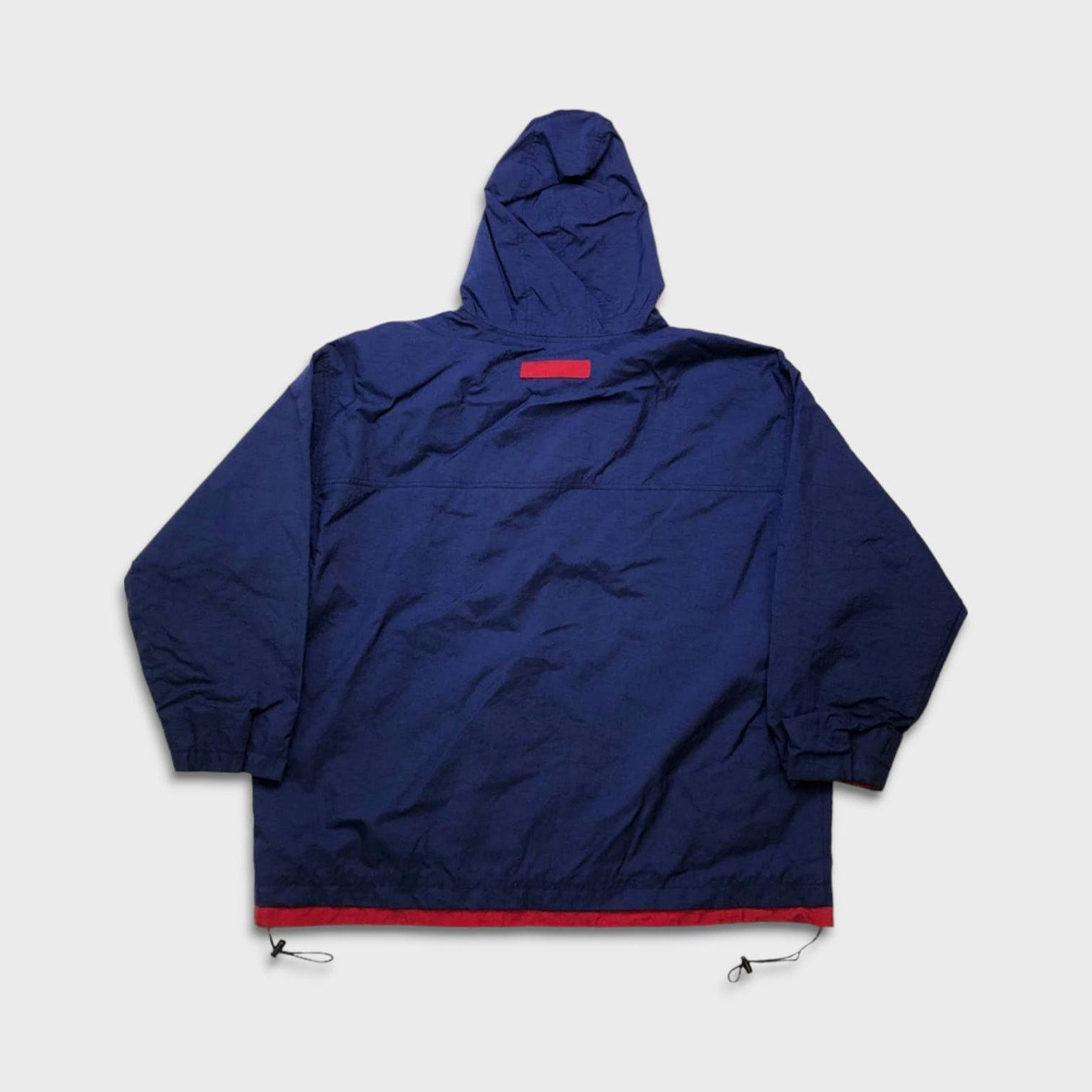 Nike × Vintage VTG Nike Jacket XL Swoosh Button Up 90s Bomber Windbreaker Size US XL / EU 56 / 4 - 3 Thumbnail