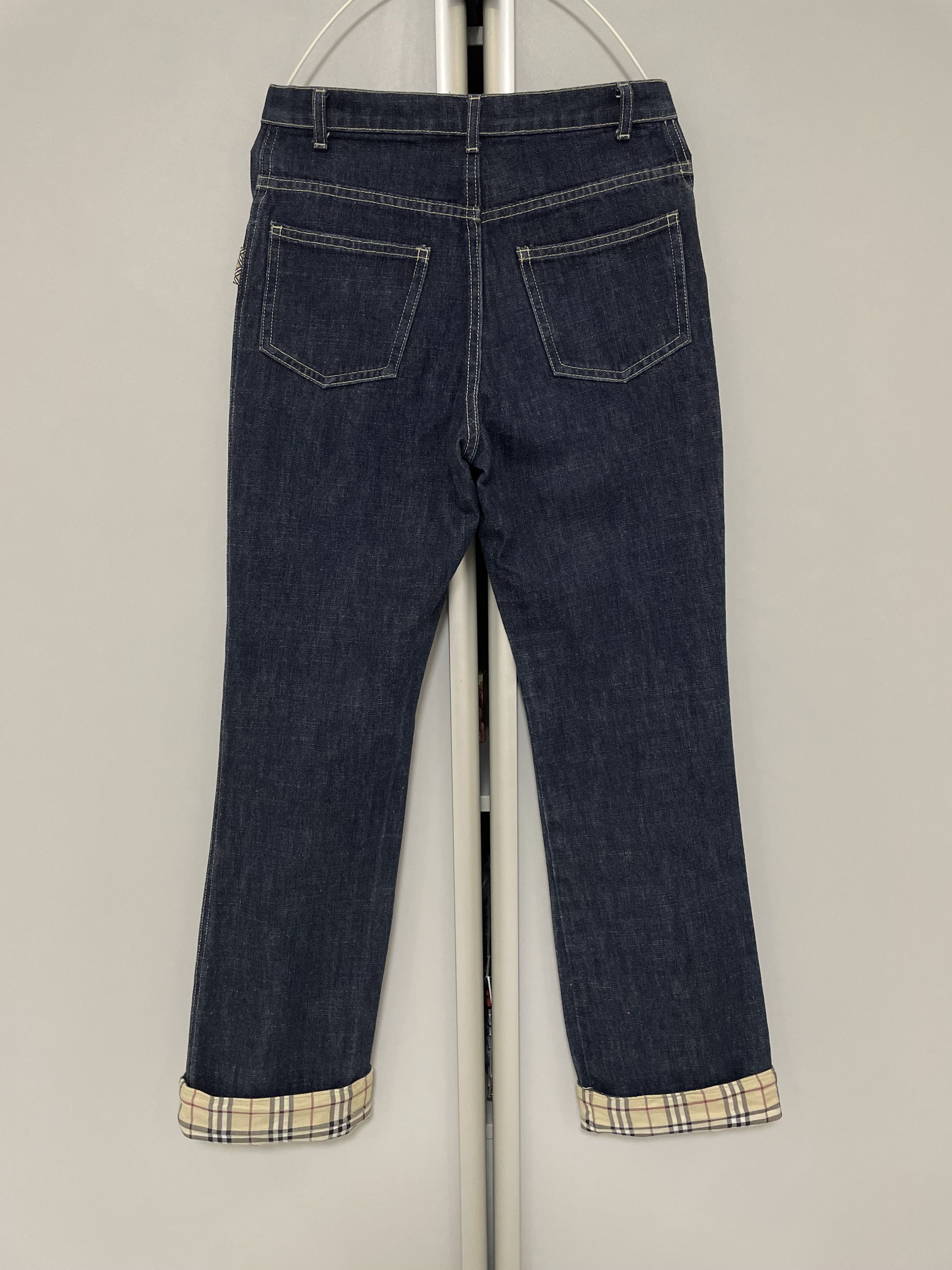 Burberry BURBERRY Jeans Denim Nova Check Pants 12Y Kids Size 12 Years Size 26" / US 2 / IT 38 - 3 Thumbnail