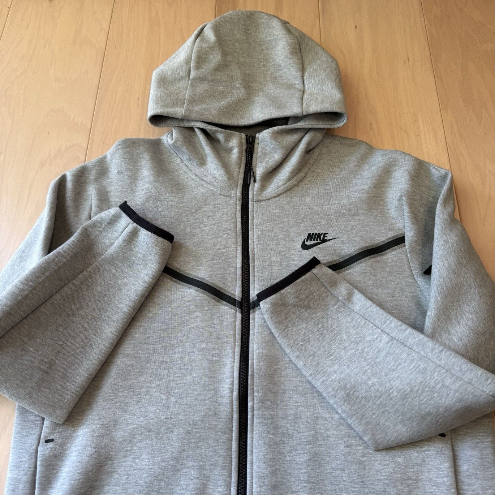 Nike Nike Tech Fleece Jacket L Gray Full Zip Hoodie Sportswear Size US L / EU 52-54 / 3 - 4 Thumbnail