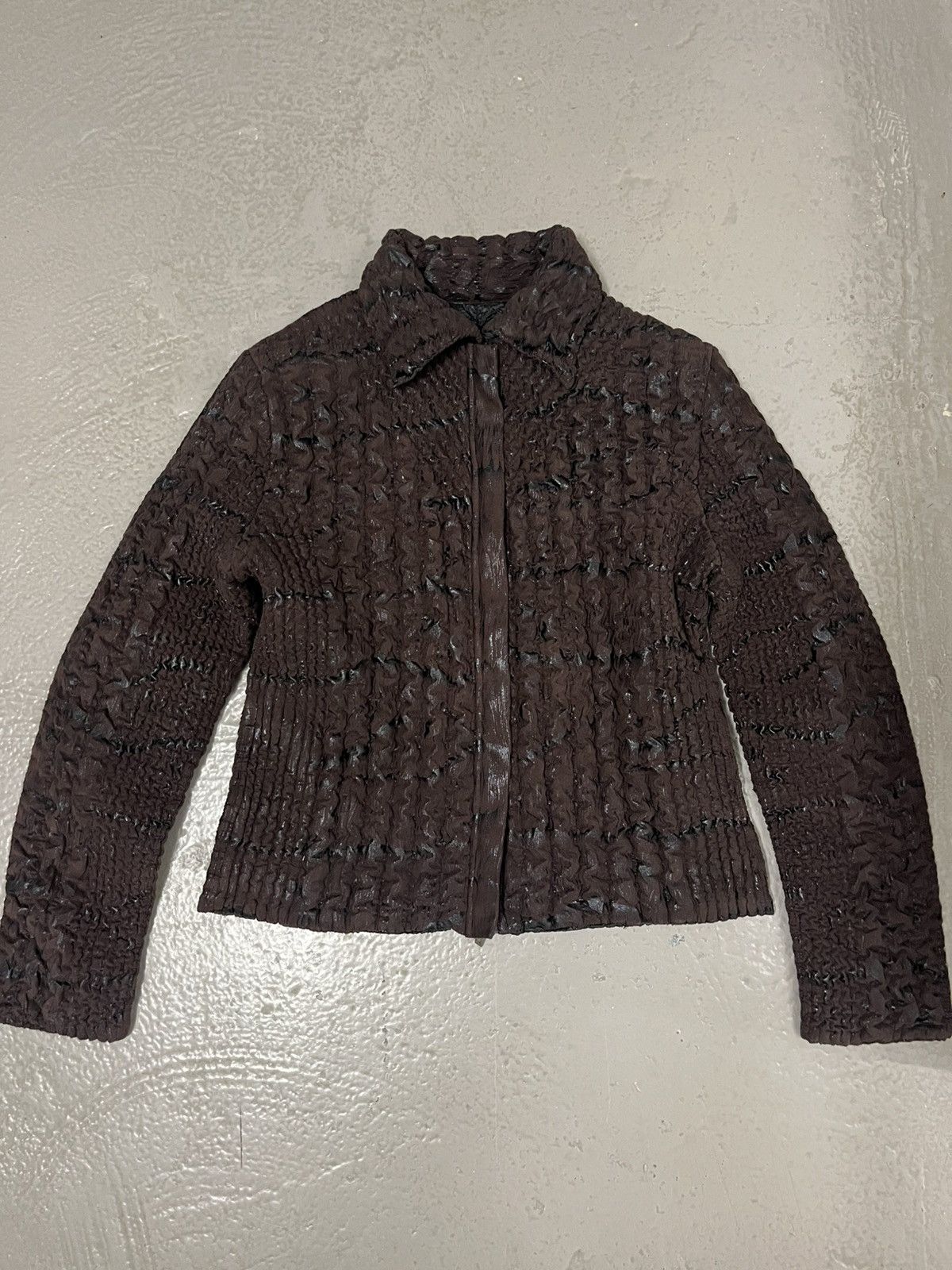Japanese Brand UBU RUFFLE JACKET Size XS / US 0-2 / IT 36-38 - 3 Thumbnail