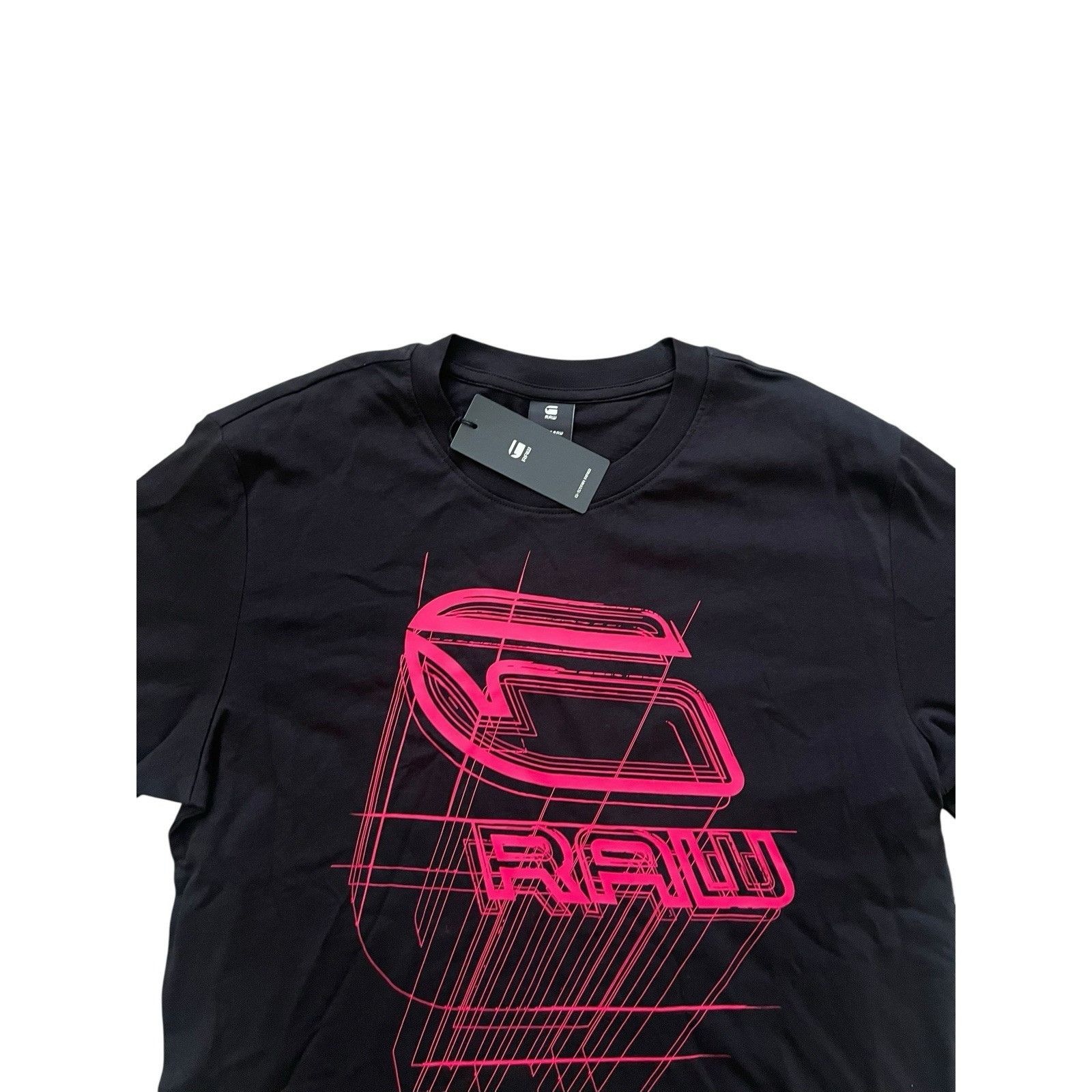 G-Star G-Star Raw Mens Bright Graphic T-Shirt Black Size XL Size US XL / EU 56 / 4 - 2 Thumbnail