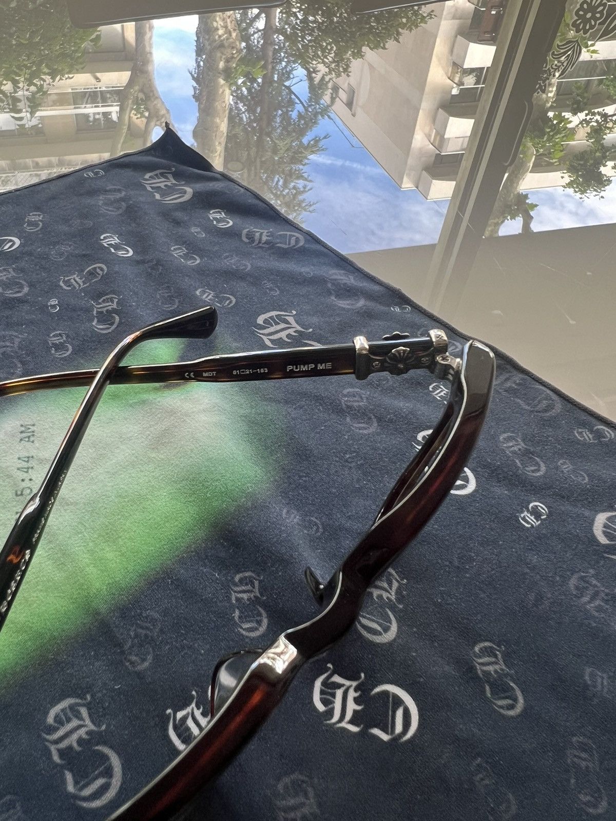 Chrome Hearts Chrome Hearts Midnight Glasses “Pump Me” Size ONE SIZE - 15 Thumbnail