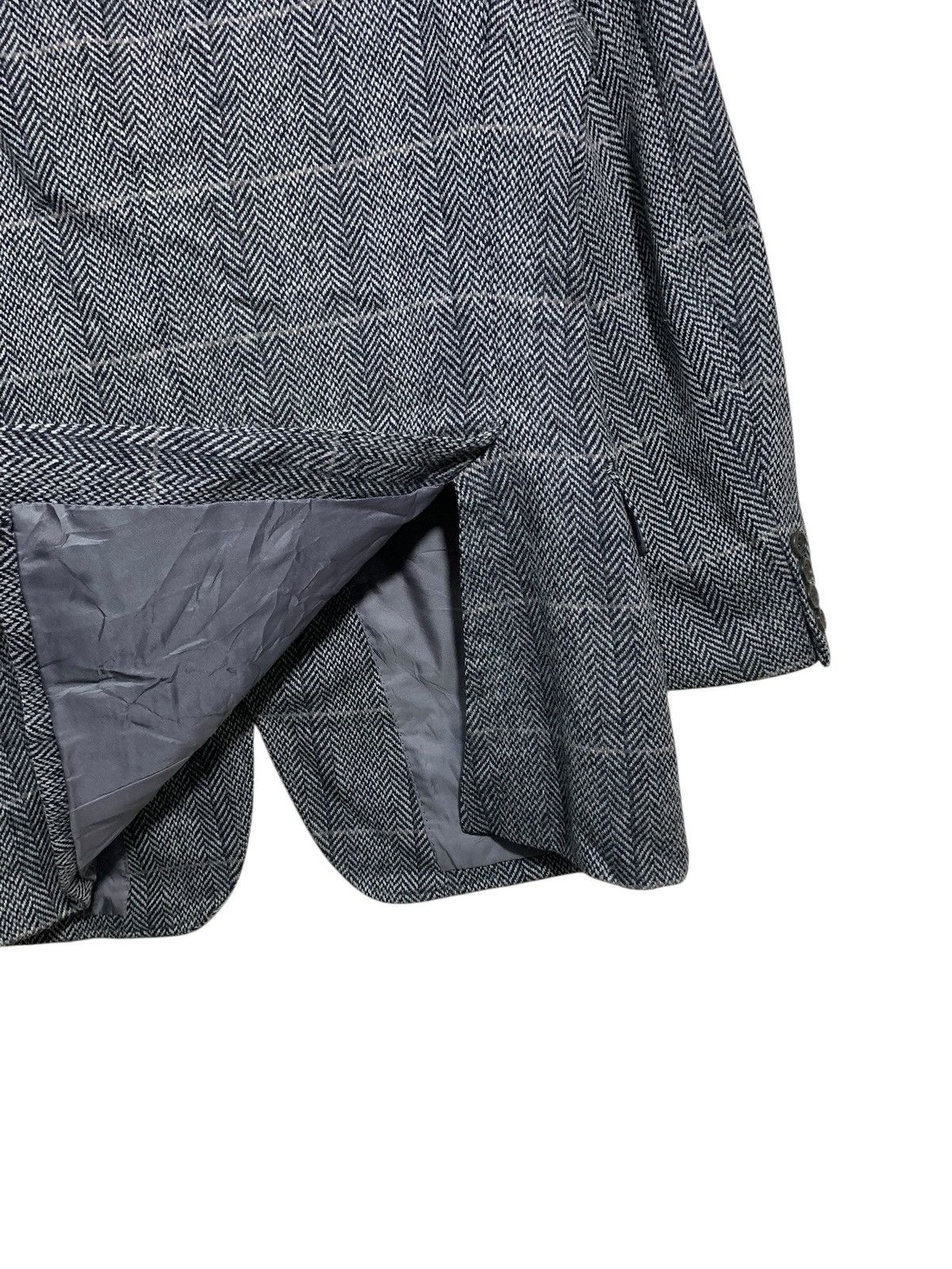 Burberry 🔥Vintage Burberry men's gray herringbone wool tweed Size US M / EU 48-50 / 2 - 6 Thumbnail