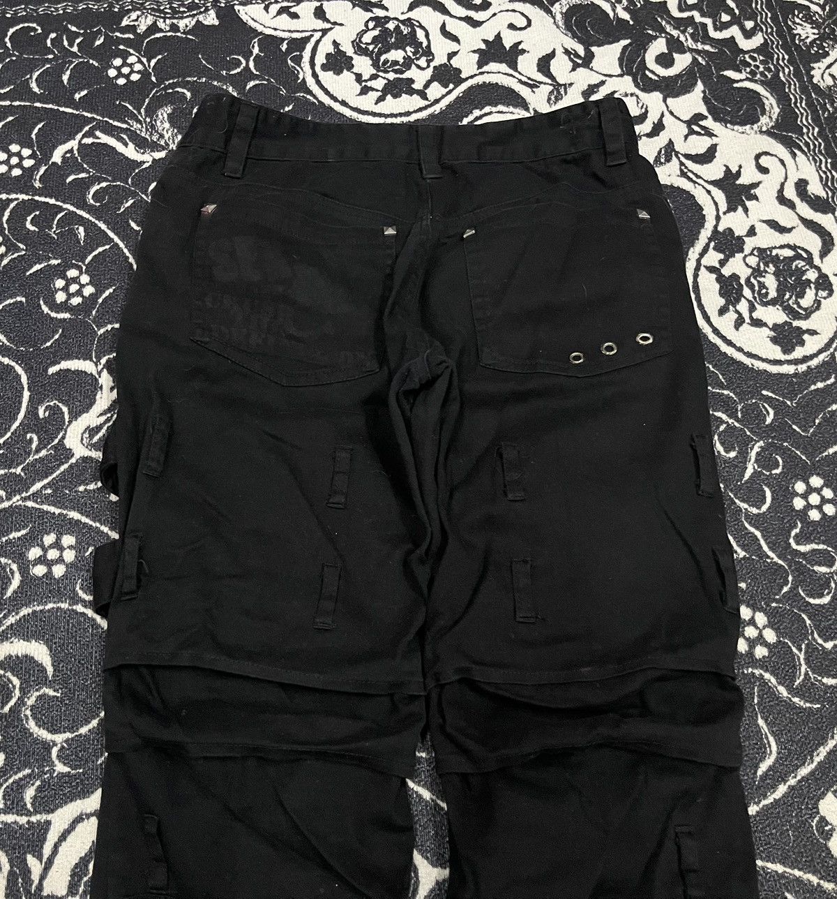 If Six Was Nine 2000s SEXPOT REVENGE BONDAGE PANT RARE DESIGN Size US 27 - 13 Thumbnail