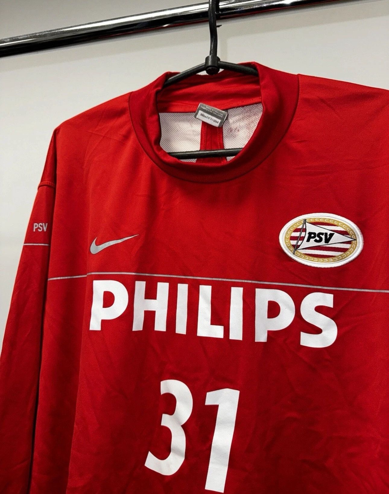 Nike Vintage Nike PSV Philips 31 Long sleeve Jersey Men’s Xl Size Size US XL / EU 56 / 4 - 3 Thumbnail