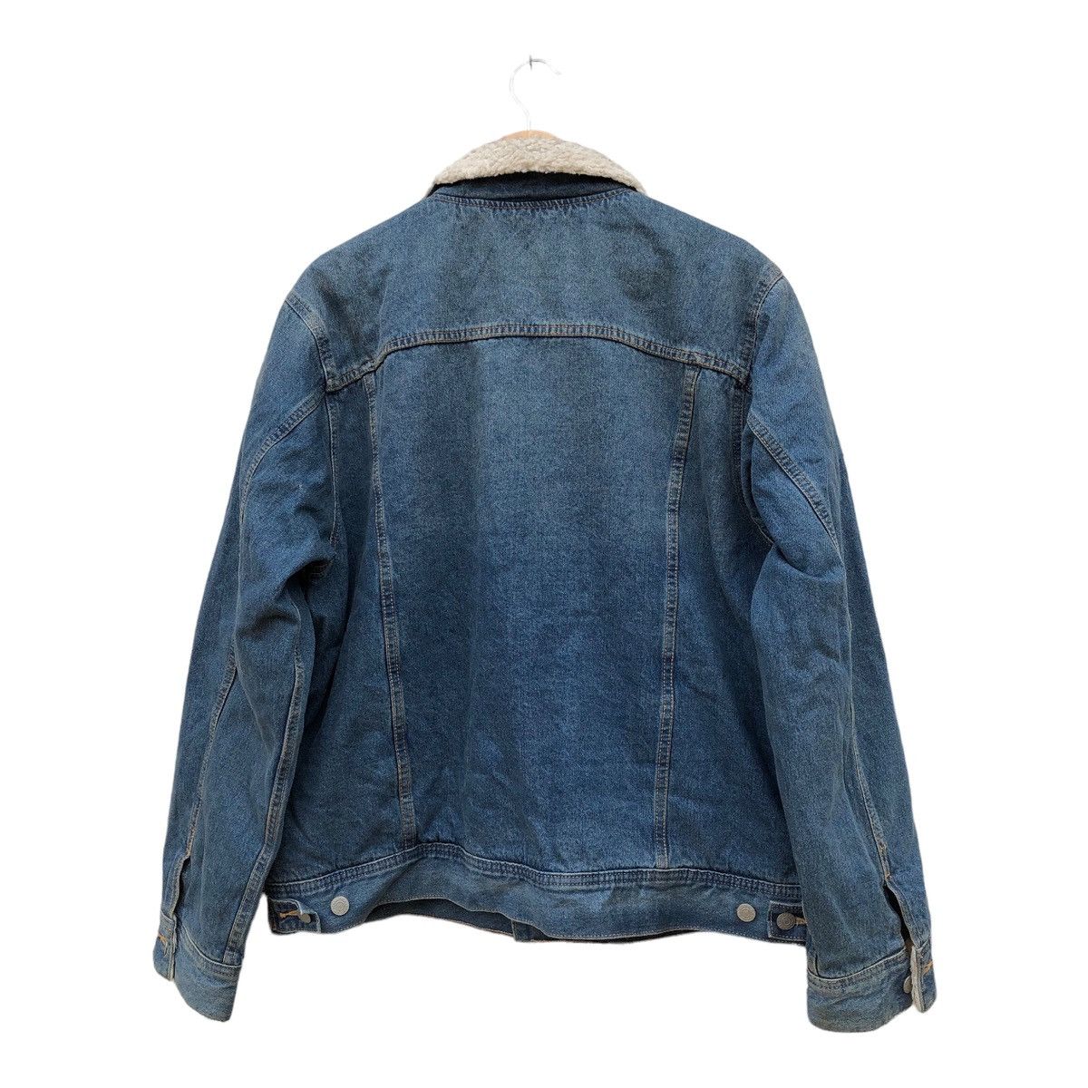 GU GU Trucker Jacket Denim Shearling Size US XL / EU 56 / 4 - 2 Thumbnail
