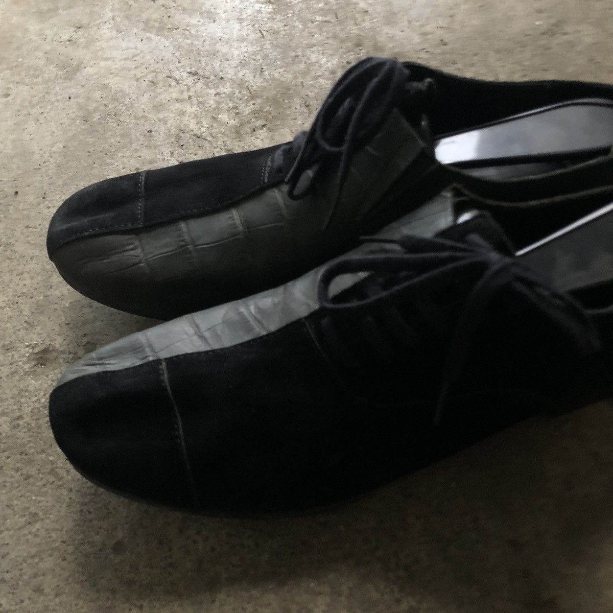 Comme des Garcons FW11 Comme Des Garcons Hybrid Suede Leather Laced Slip on Size US 8 / IT 38 - 5 Thumbnail