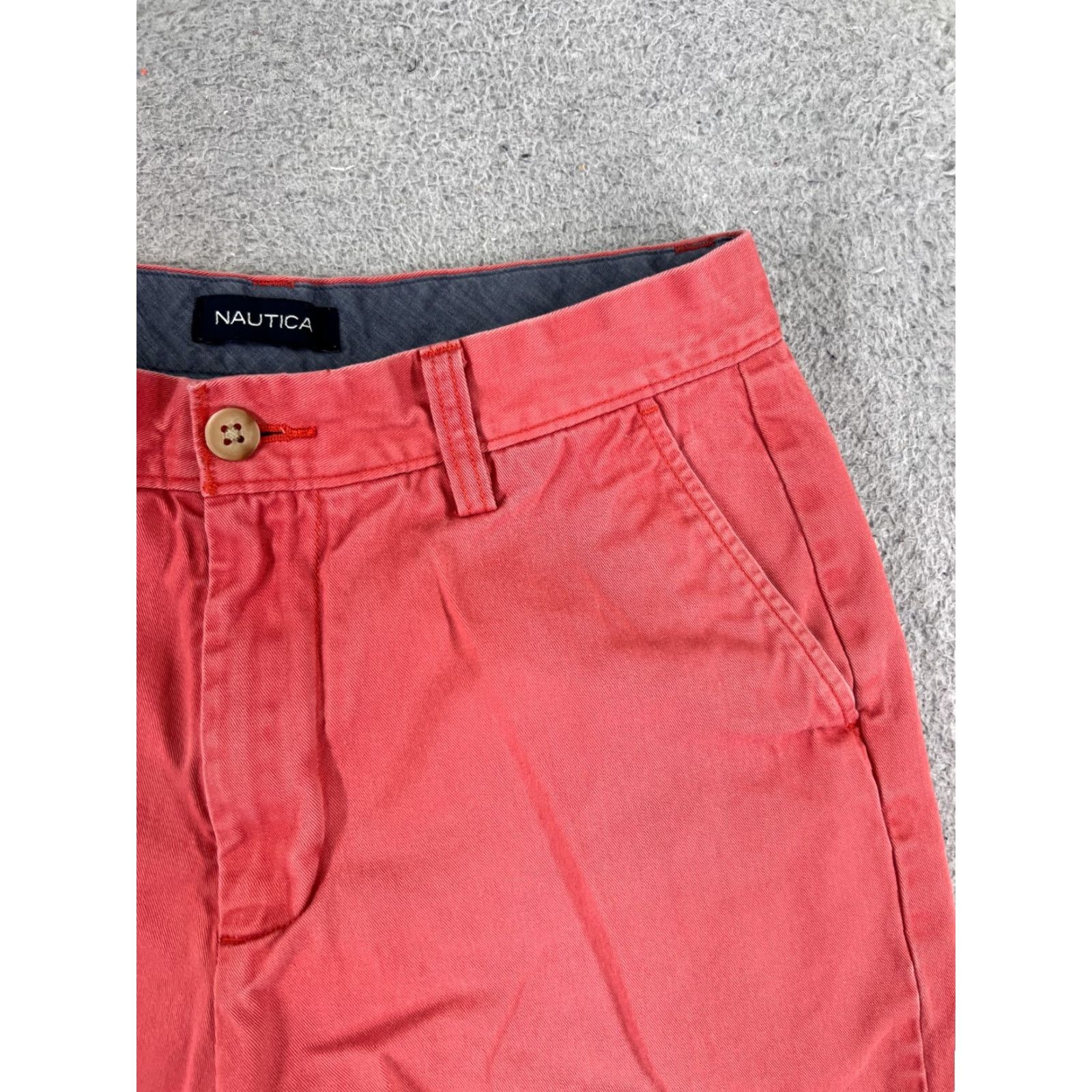 Nautica NAUTICA Shorts Adult 30 Pink Cotton Chino Deck Golf Beach Quick Dry Lightweight Mens Size US 30 / EU 46 - 5 Thumbnail