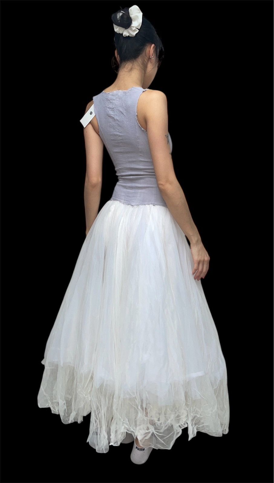 Marc Le Bihan Marc Le Bihan Layered Silk Sleeveless Dress 21902 Size XS / US 0-2 / IT 36-38 - 5 Thumbnail