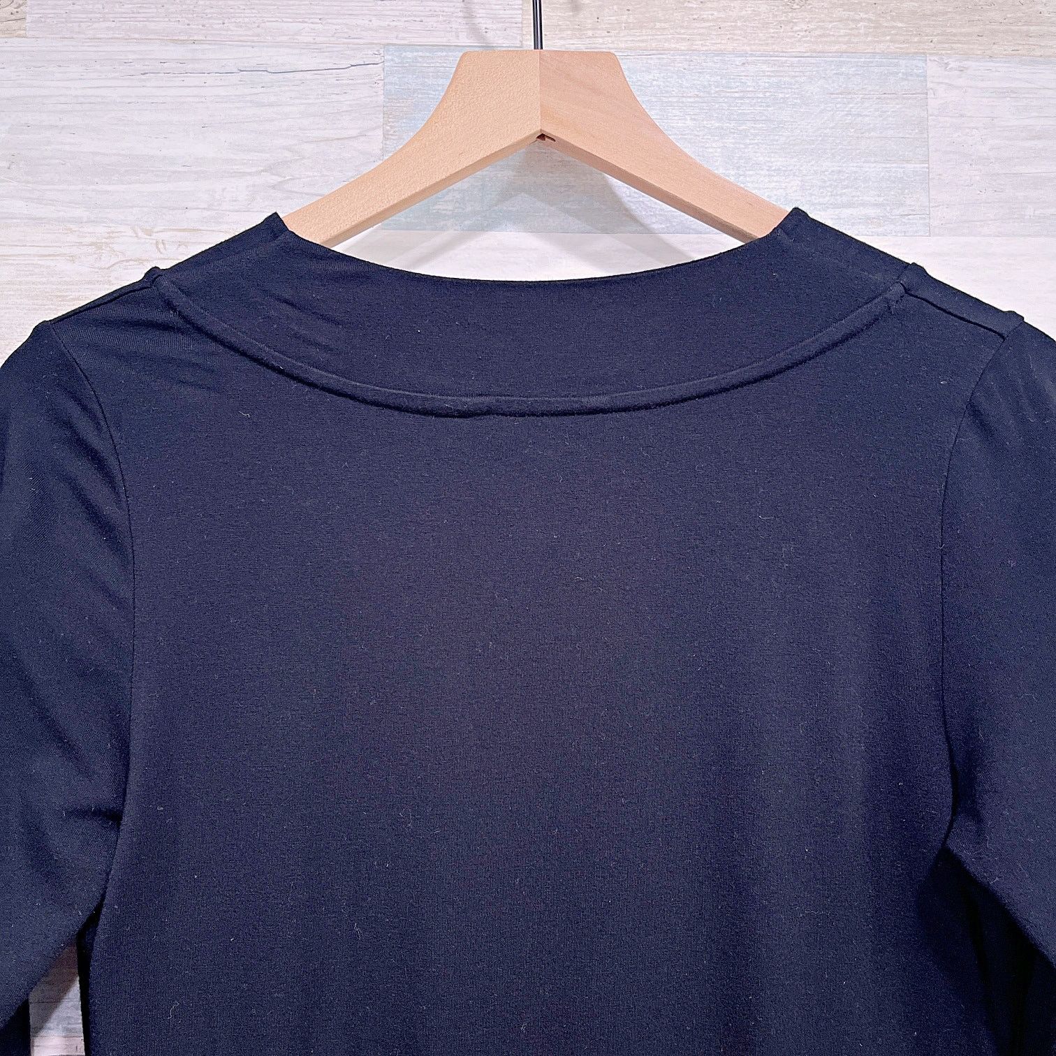 Boden Boden Surplice Jersey Knit Dress Black Womens 10 US 14 UK Size L / US 10 / IT 46 - 4 Thumbnail