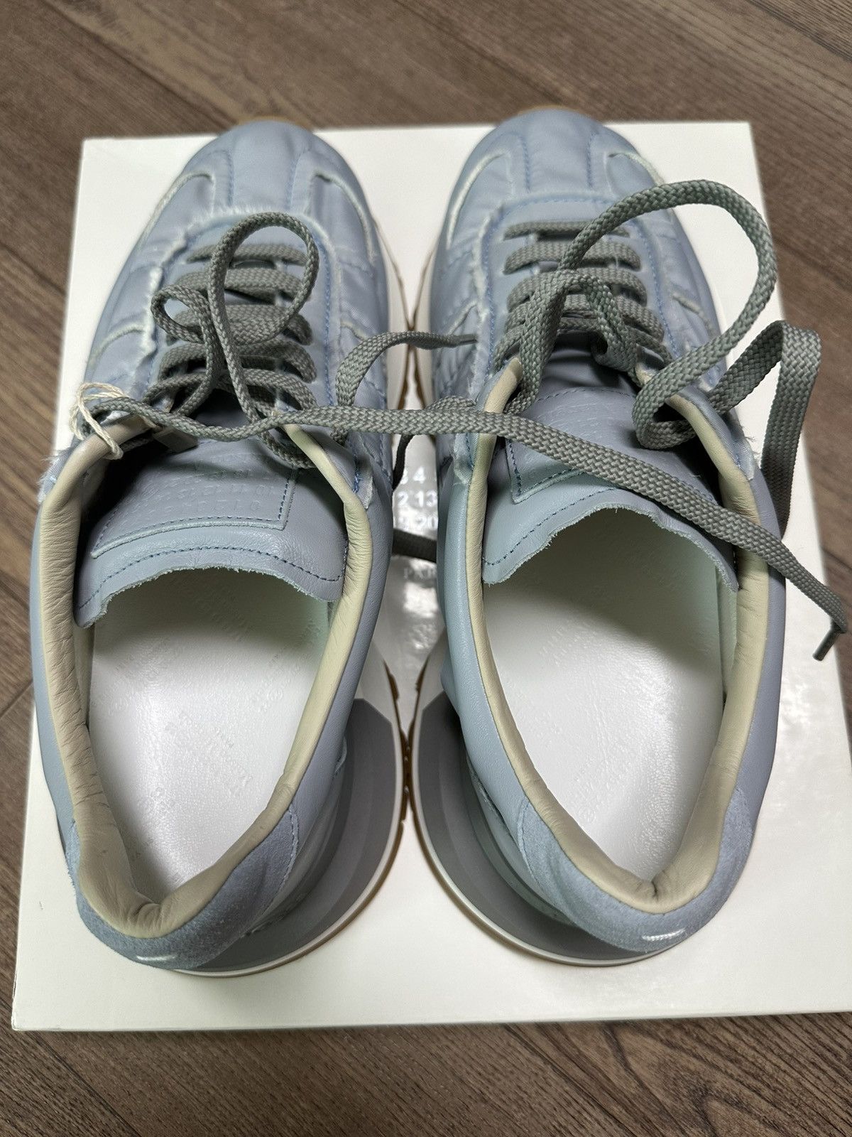 Maison Margiela Maison Margiela Runner Evolution Sneakers Pale Blue Size US 9 / EU 42 - 1 Thumbnail