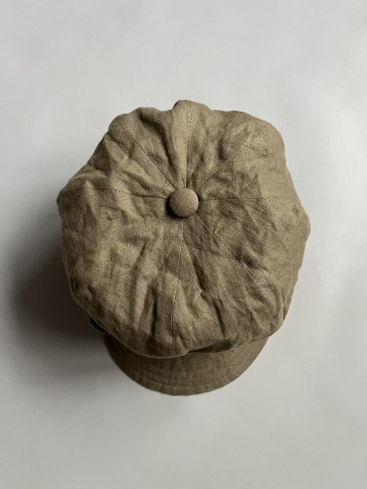 Issey Miyake ISSEY MIYAKE Olive Green Army Military Cadet Driver Cap Size ONE SIZE - 8 Thumbnail