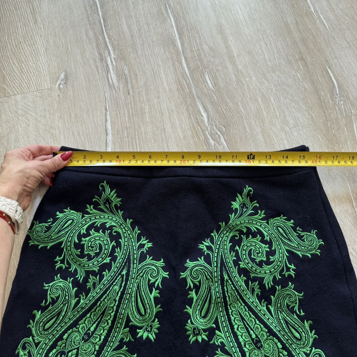Samsoe Samsoe Samsoe & Samsoe Mini Skirt Embroidered Woven Size M Size 28" / US 6 / IT 42 - 5 Thumbnail