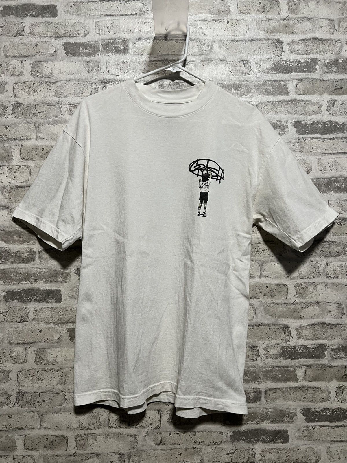 HALF EVIL + CRASH VANCOUVER - GRAFFITI TEE (WHITE) MEDIUM