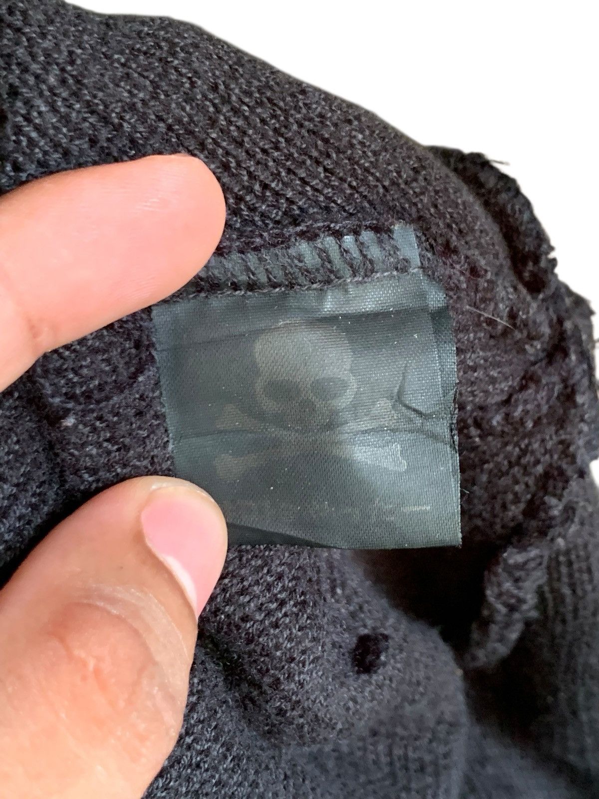 Japanese Brand × Kapital × Vintage BlingVintage Skull Punk Bondage Beanie Hat Japanese Brand ☠️ Size ONE SIZE - 6 Thumbnail