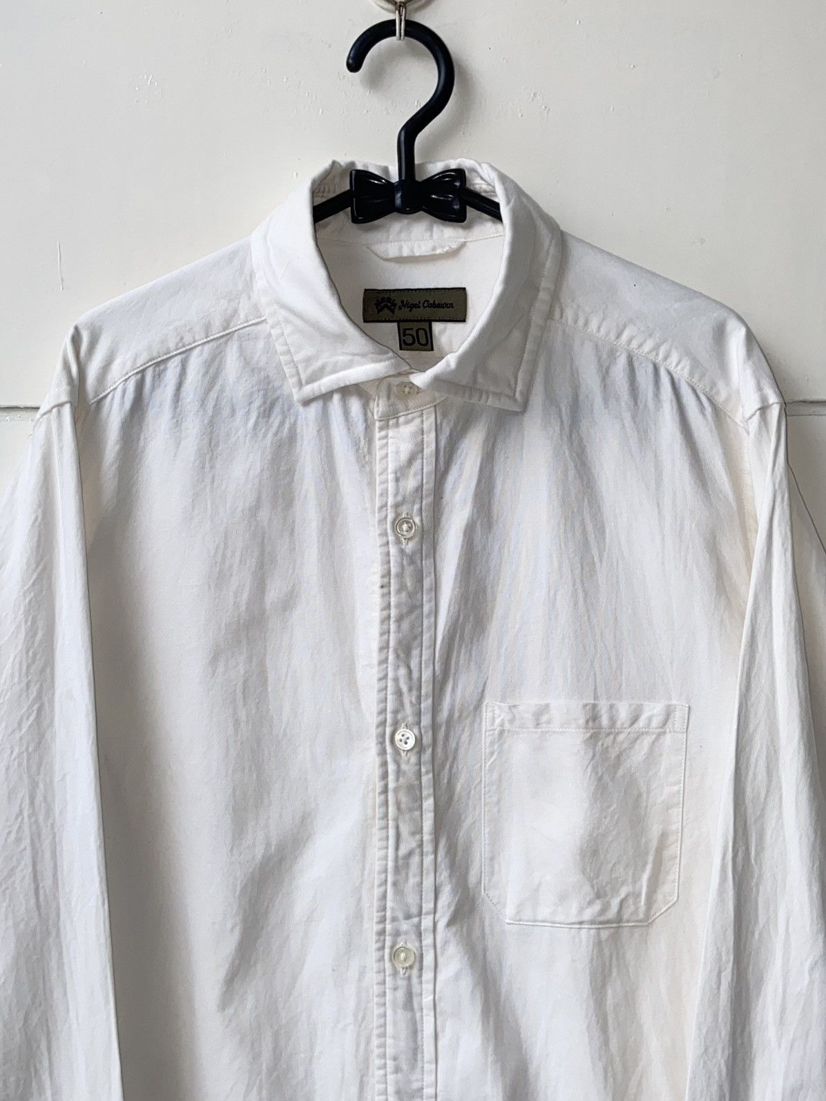 Nigel Cabourn NIGEL COBOURN White Shirt Size US M / EU 48-50 / 2 - 3 Thumbnail