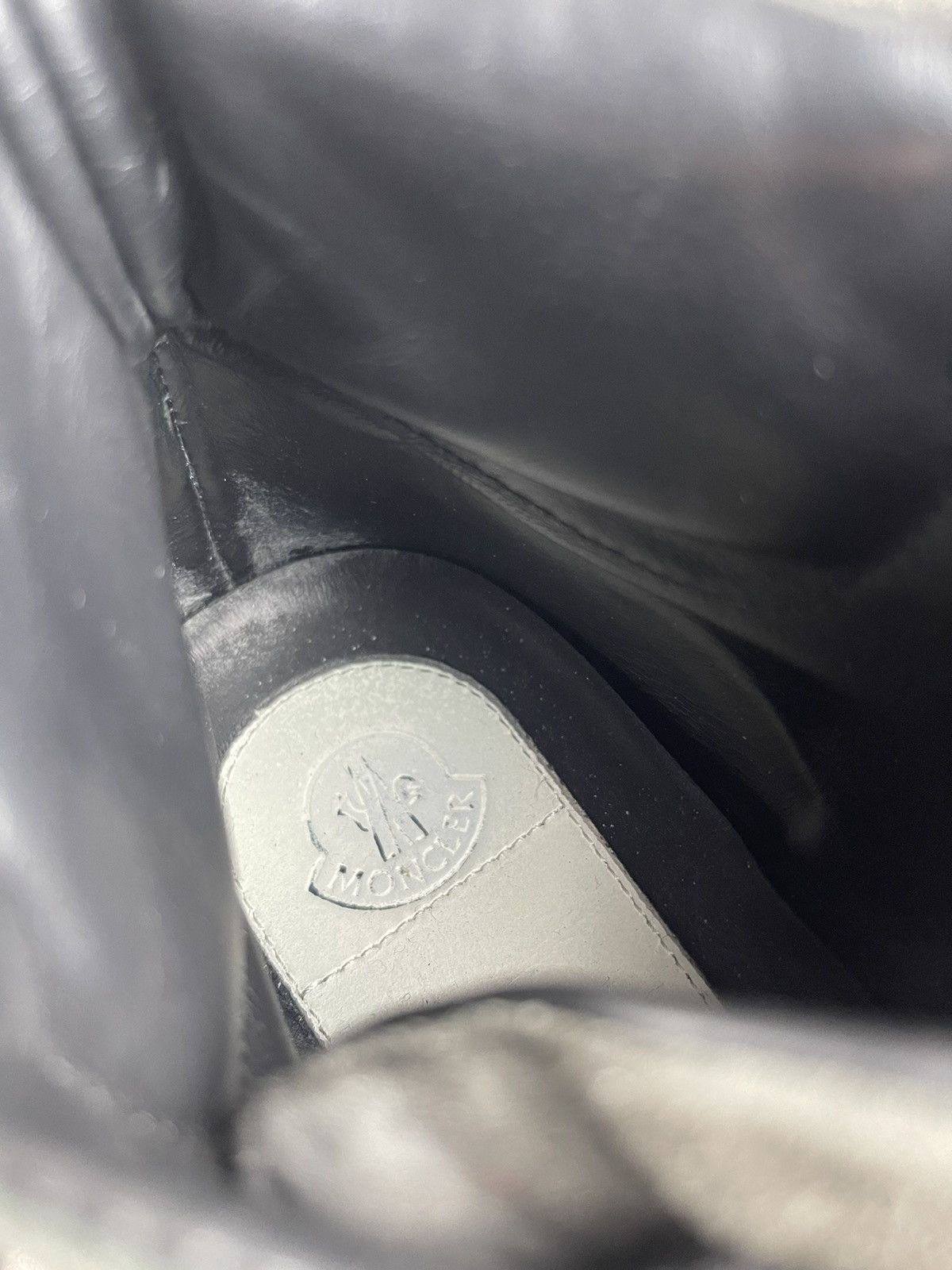 Moncler Moncler Vintage Suede Mid-Top Sneakers Dark Gray Size US 7 / EU 40 - 9 Thumbnail