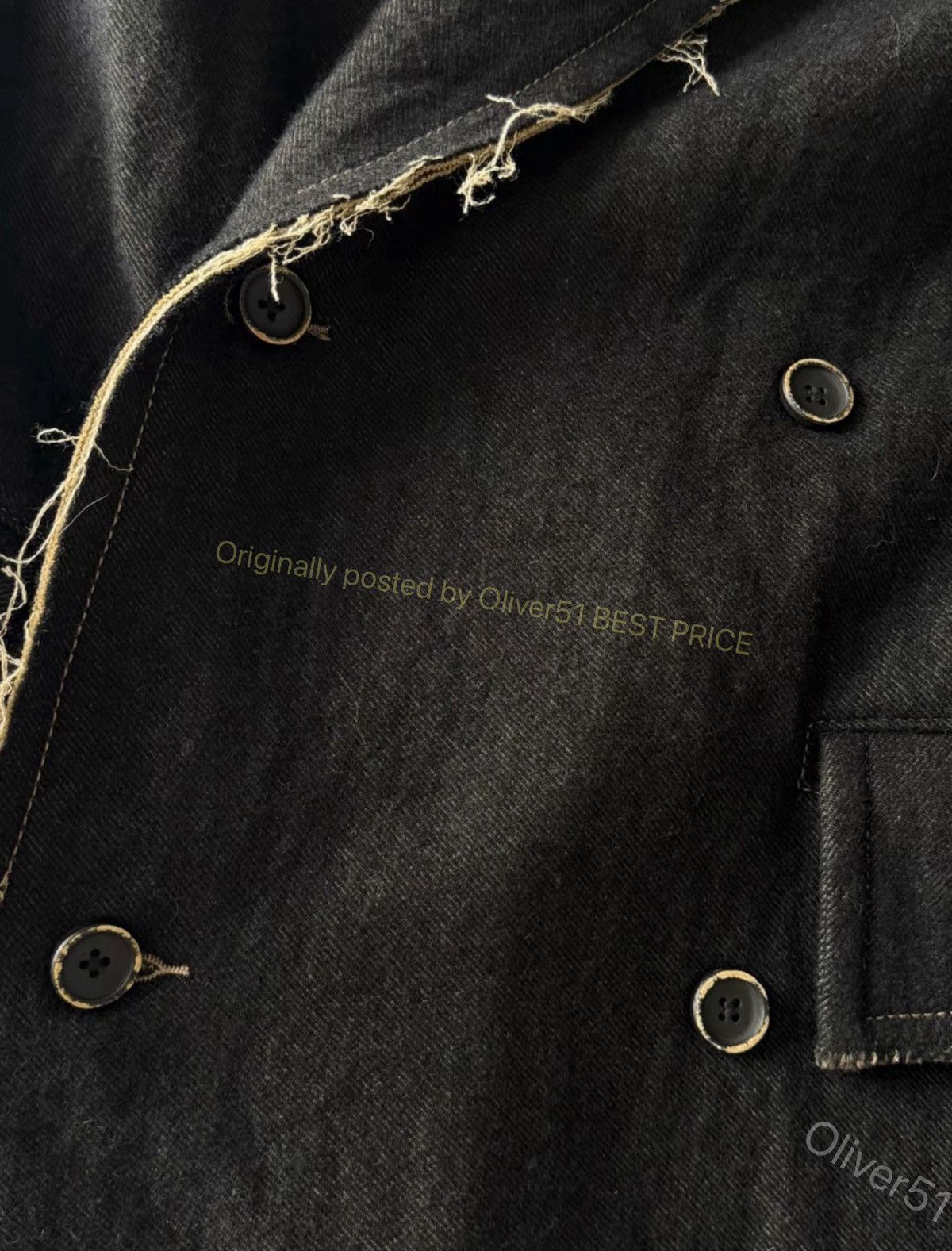 Uma Wang Uma Wang 21AW Wool Distressed Coat YYYY17/2610 Size US S / EU 44-46 / 1 - 7 Thumbnail